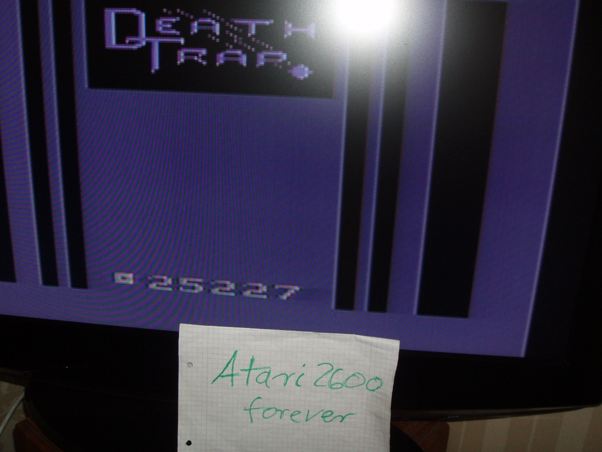 atari2600forever: Death Trap: Easy (Atari 2600) 25,227 points on 2016-05-23 07:01:05