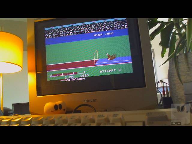 GTibel: Decathlon: High Jump (Commodore 64) 22 points on 2019-03-26 10:03:01