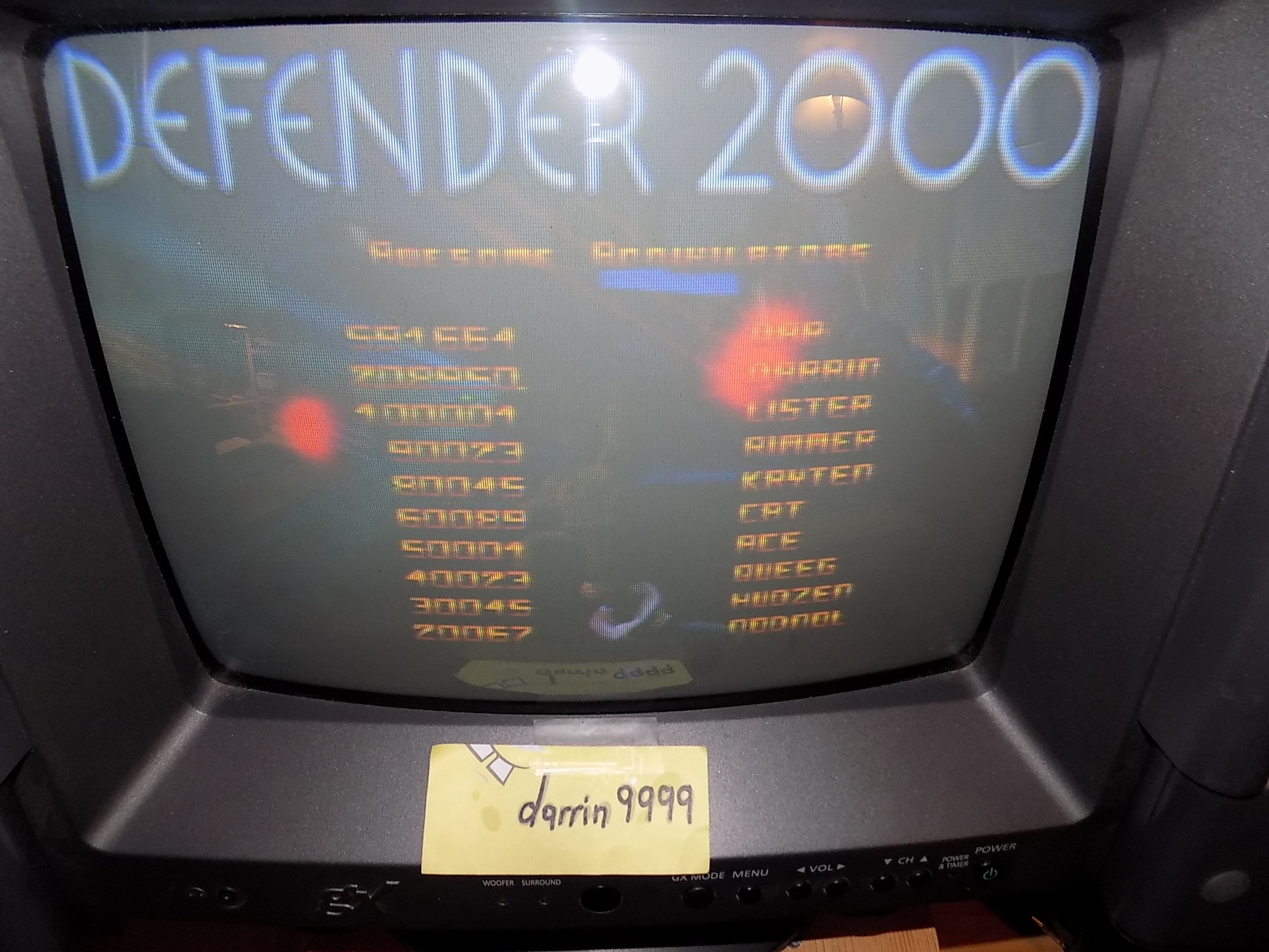 Defender 2000: 2000 Mode 591,664 points