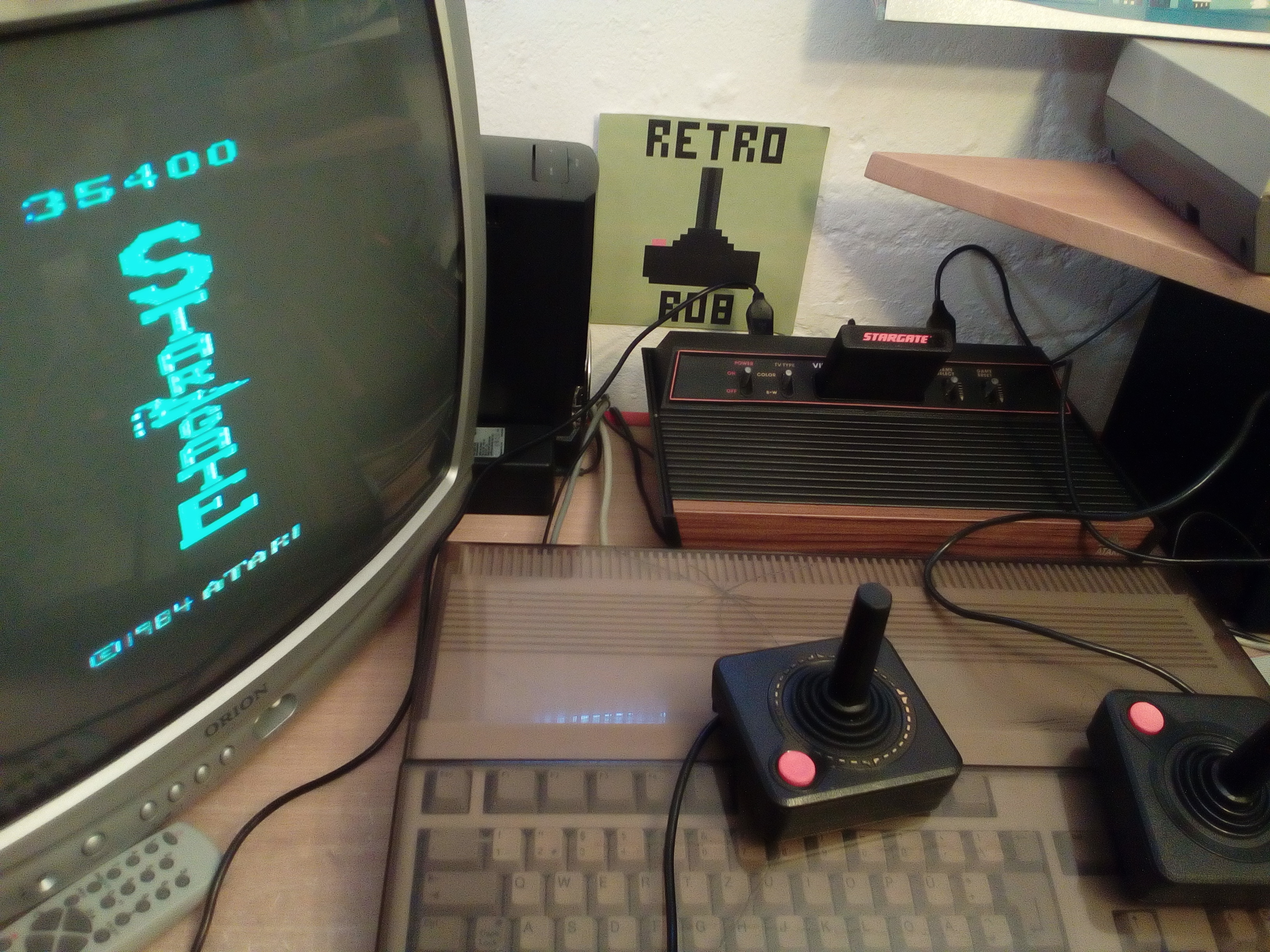 RetroRob: Defender II / Stargate (Atari 2600 Novice/B) 35,400 points on 2019-03-27 10:33:04