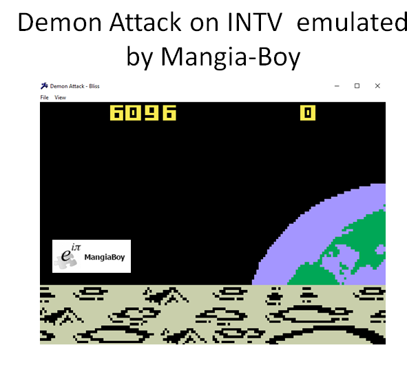 Demon Attack: Game 1 6,096 points