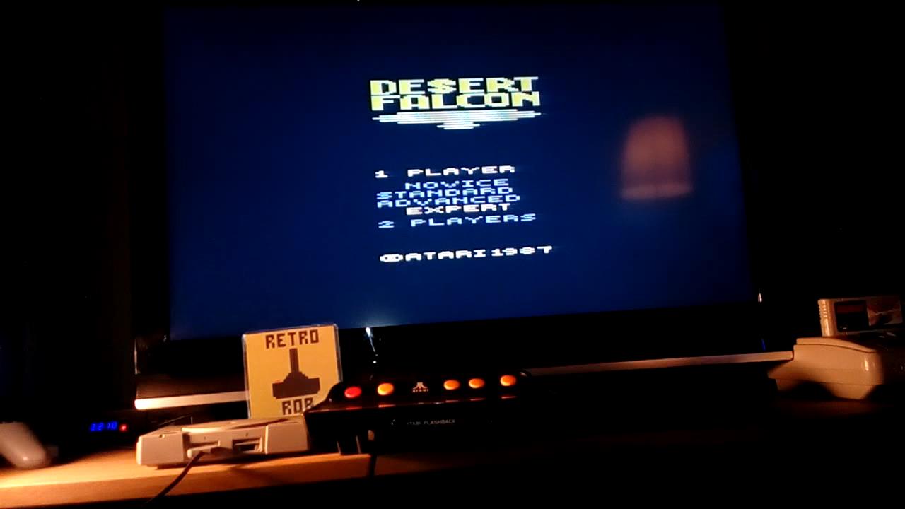RetroRob: Desert Falcon: Expert (Atari 2600 Emulated) 1,600 points on 2019-07-03 14:26:38