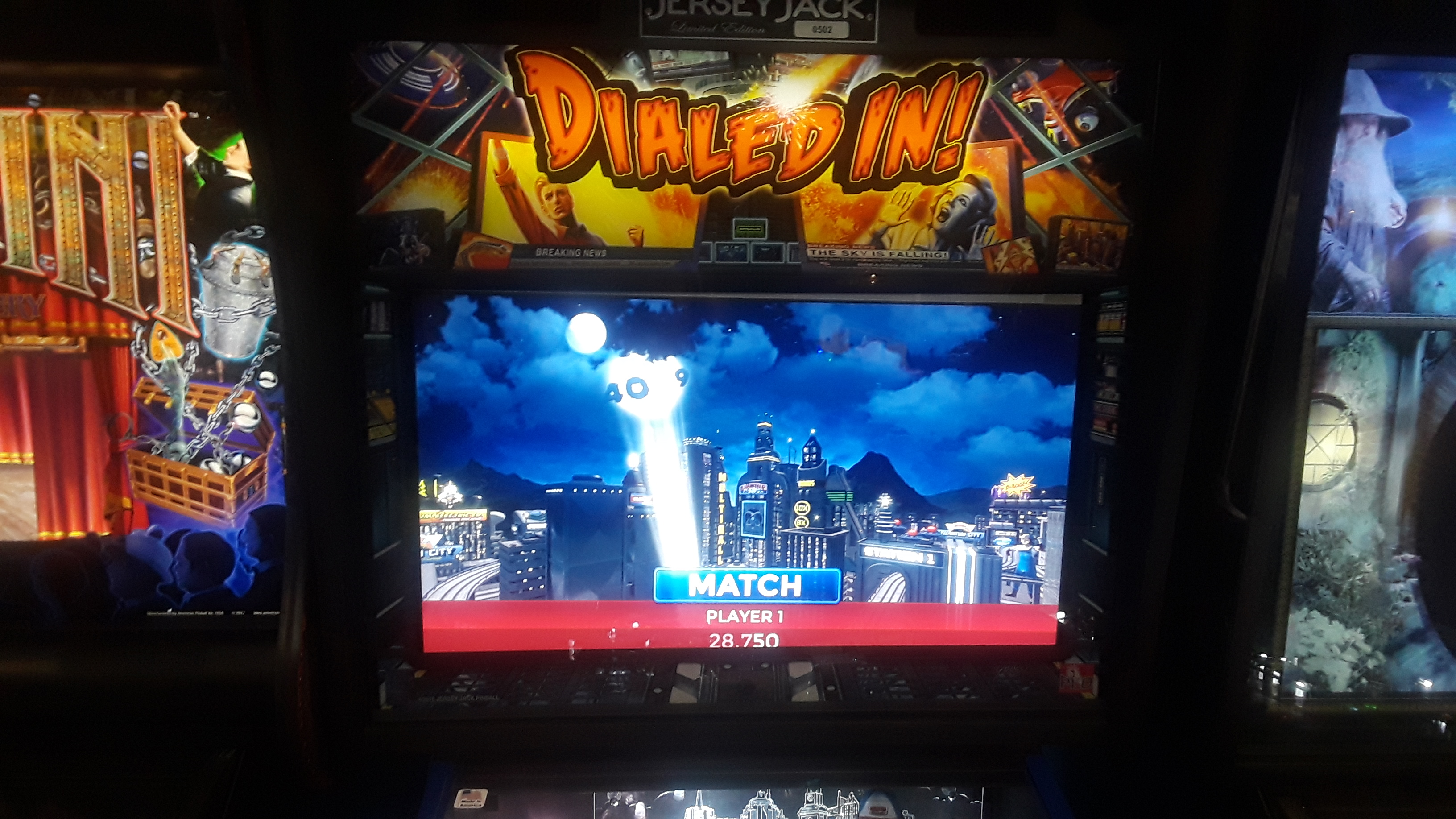 JML101582: Dialed In (Pinball: 3 Balls) 28,750 points on 2019-11-23 18:37:14