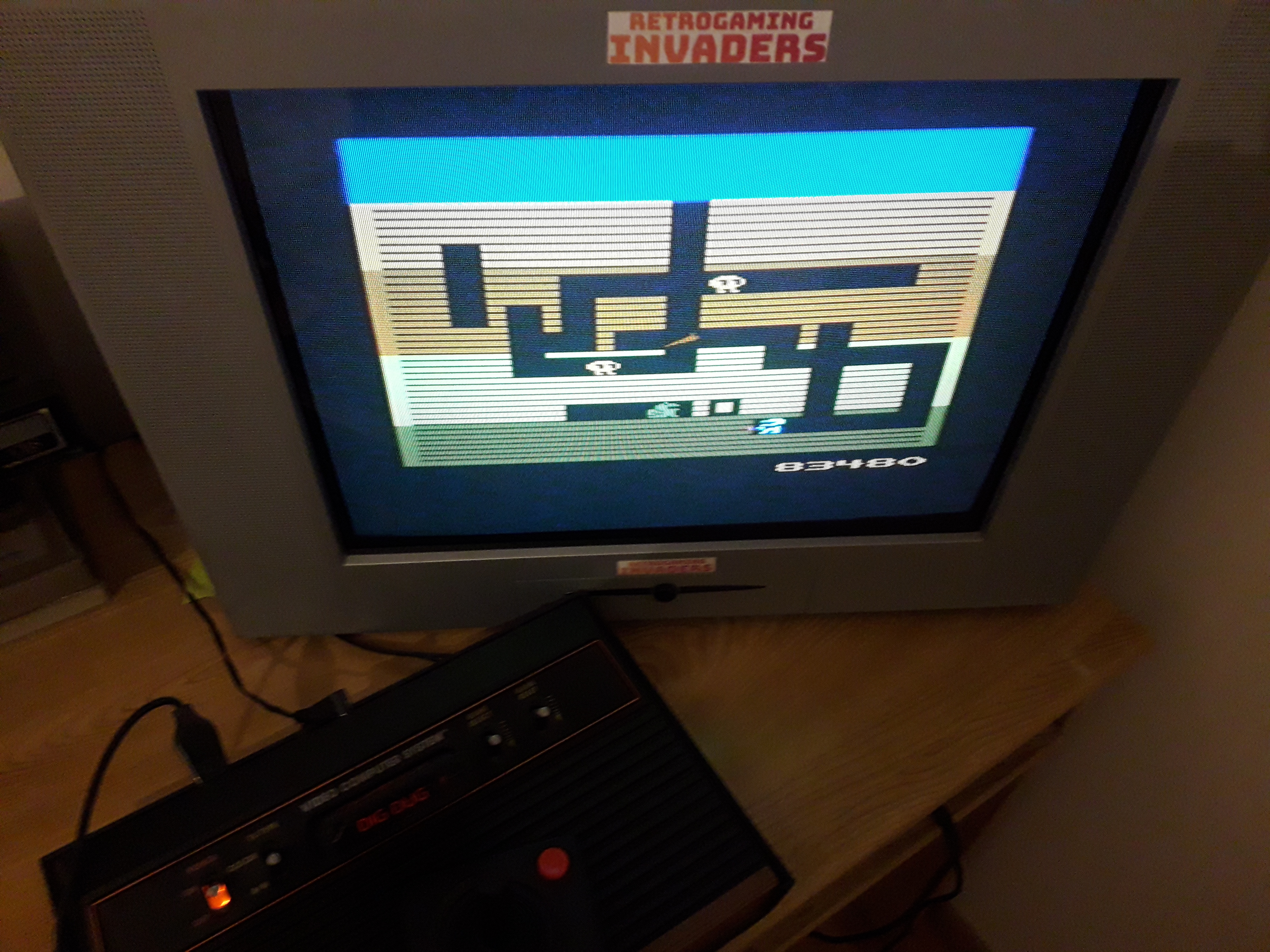 retrogaminginvaders: Dig Dug (Atari 2600) 83,480 points on 2019-07-07 14:45:28