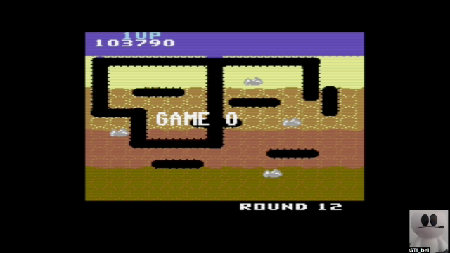 GTibel: Dig Dug (Commodore 64 Emulated) 103,790 points on 2019-03-04 03:20:06