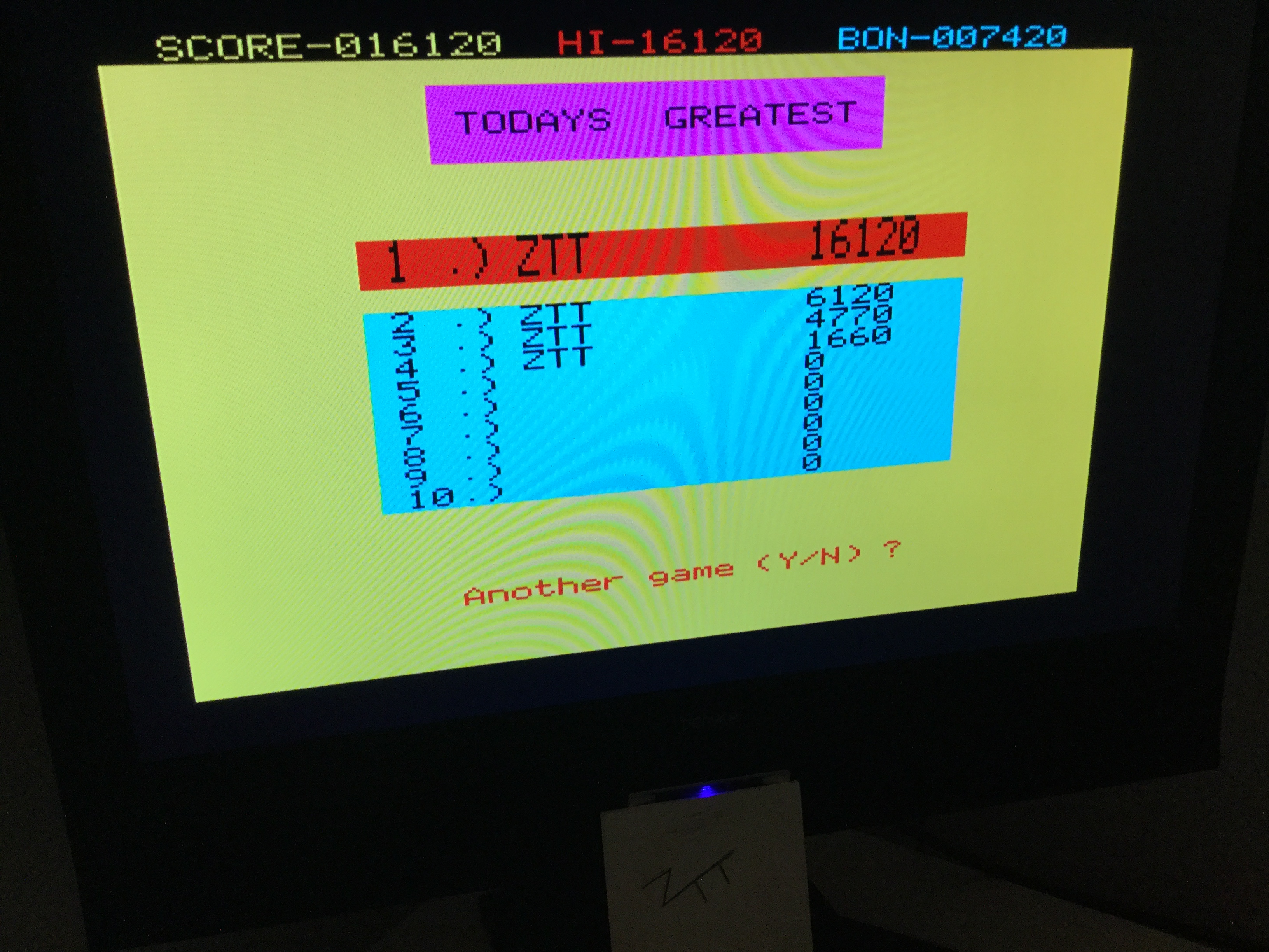 Frankie: Dinky Kong (Oric-1) 16,120 points on 2020-01-16 11:07:36