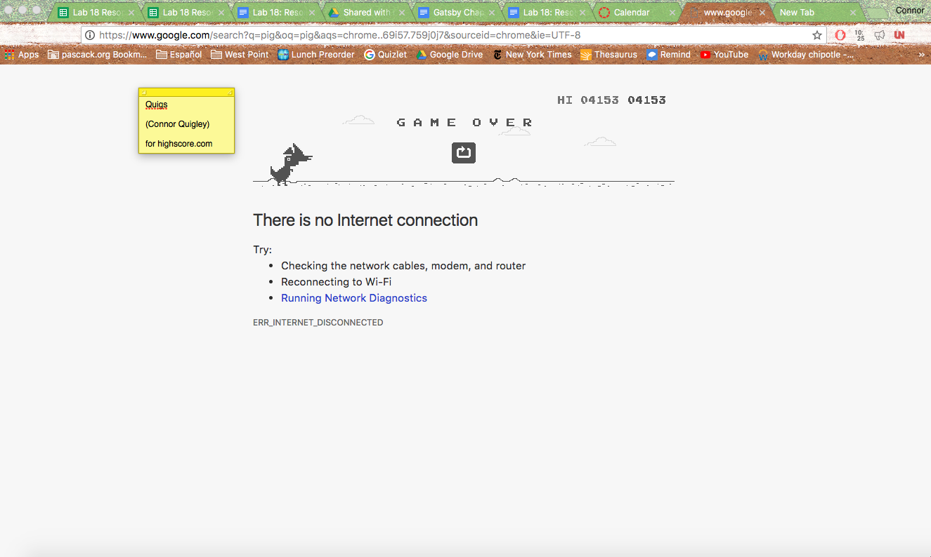 dino run chrome offline