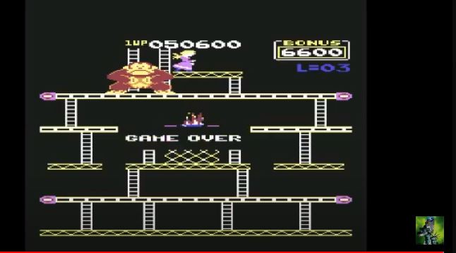 kernzy: Donkey Kong [Atarisoft] (Commodore 64 Emulated) 50,600 points on 2023-02-13 19:08:47