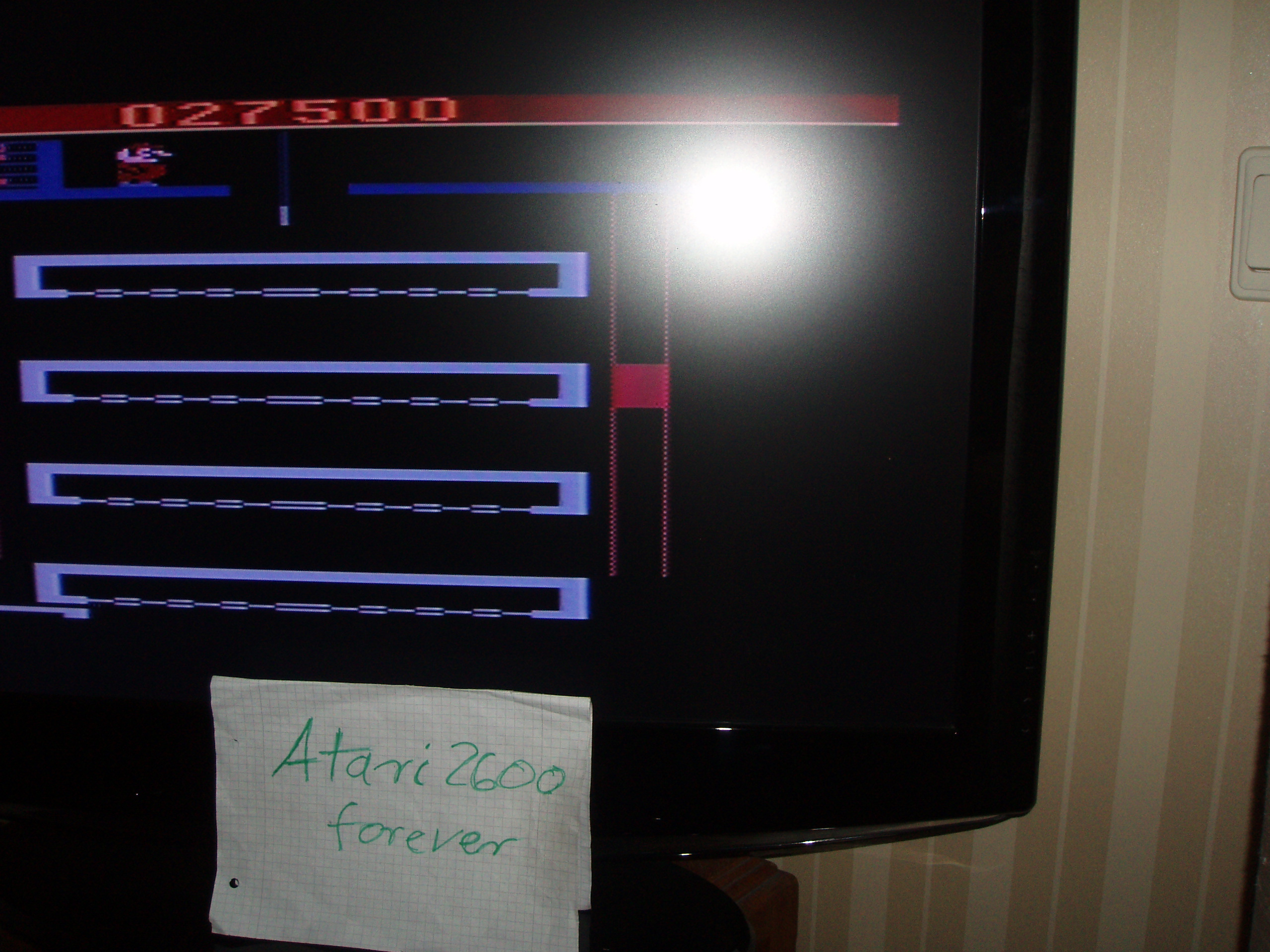 atari2600forever: Donkey Kong Junior (Atari 2600) 27,500 points on 2017-04-15 03:54:47