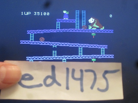 ed1475: Donkey Kong: Skill 4 (Colecovision Emulated) 35,100 points on 2020-01-19 12:12:21