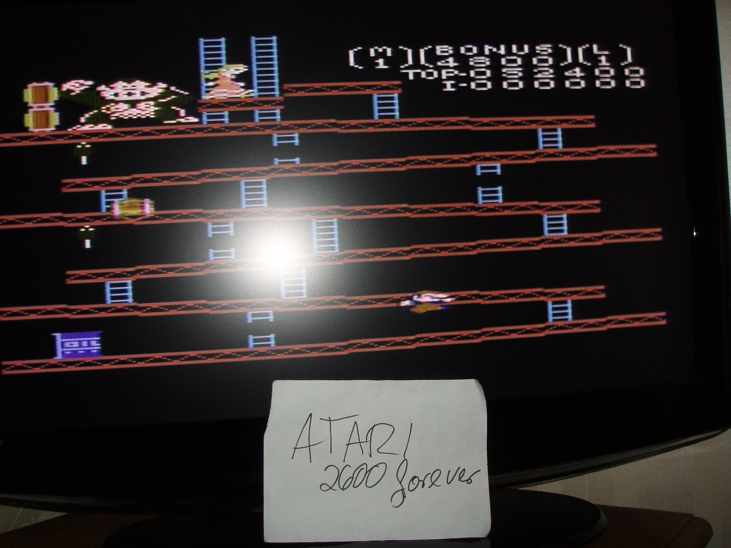 atari2600forever: Donkey Kong: Standard (Atari 7800) 52,400 points on 2018-06-14 02:16:21