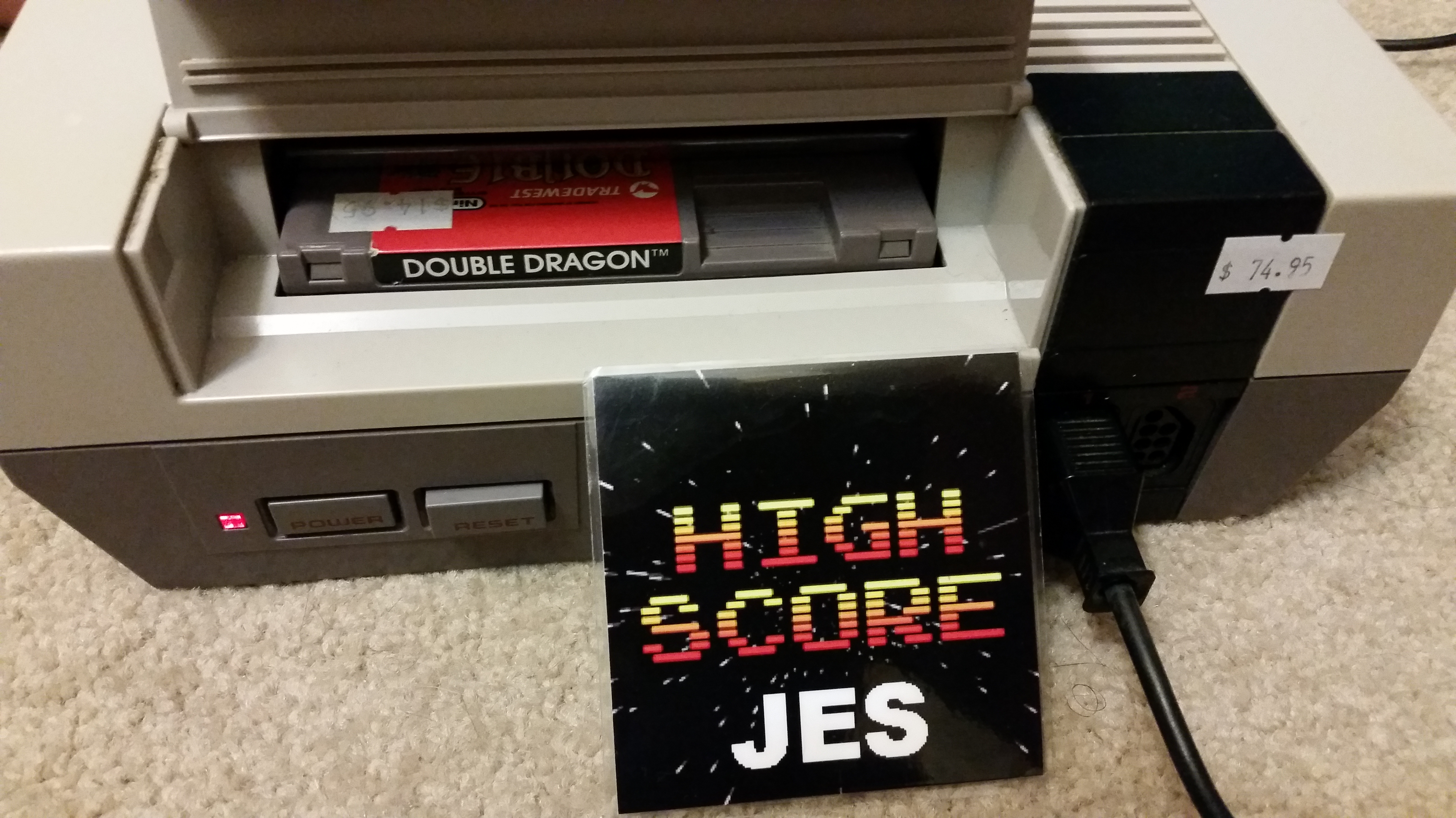 JES: Double Dragon (NES/Famicom) 57,360 points on 2017-01-30 00:02:42