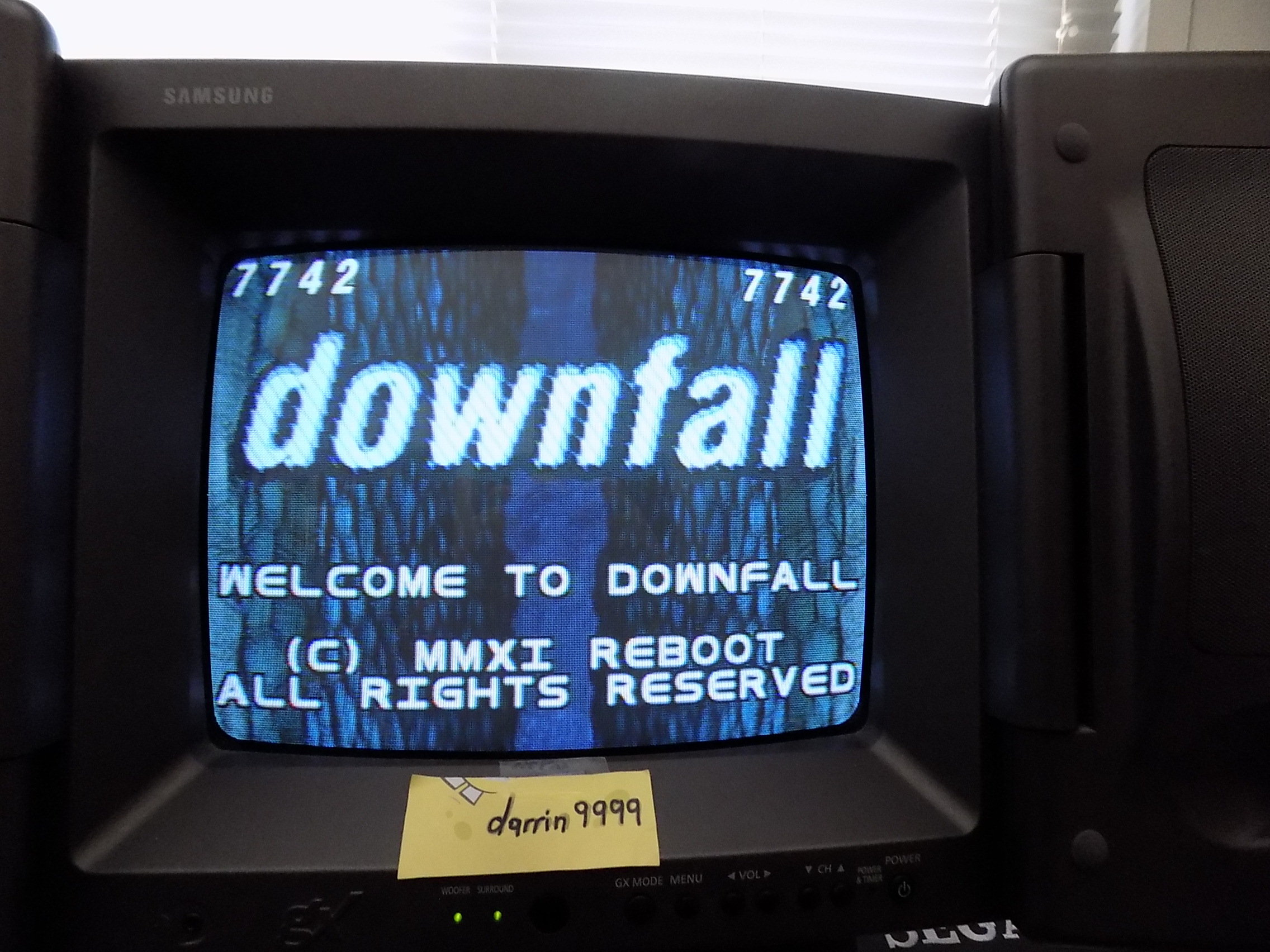 darrin9999: Downfall (Atari Jaguar) 7,742 points on 2019-08-20 14:52:33