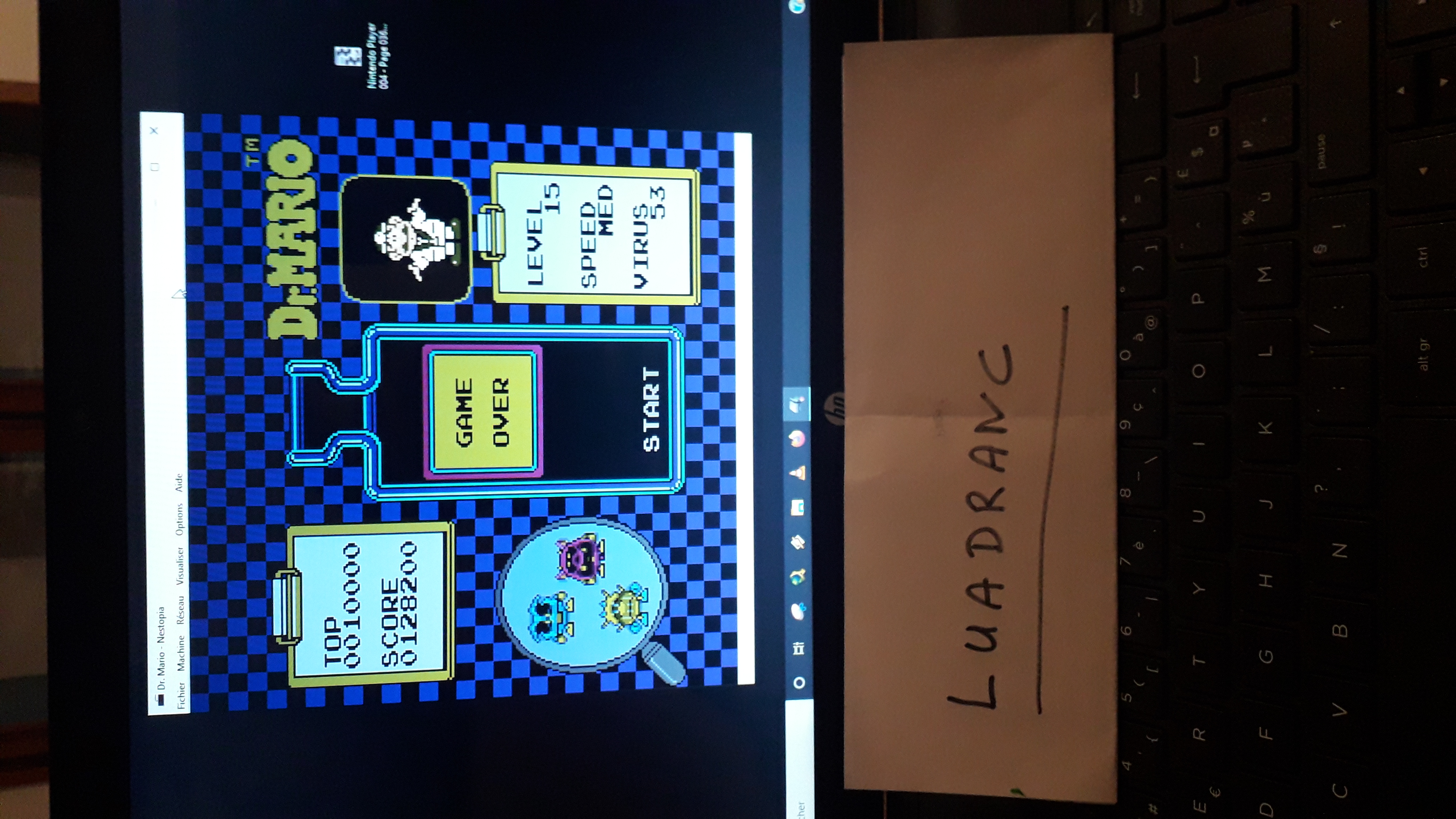 Dr. Mario 128,200 points