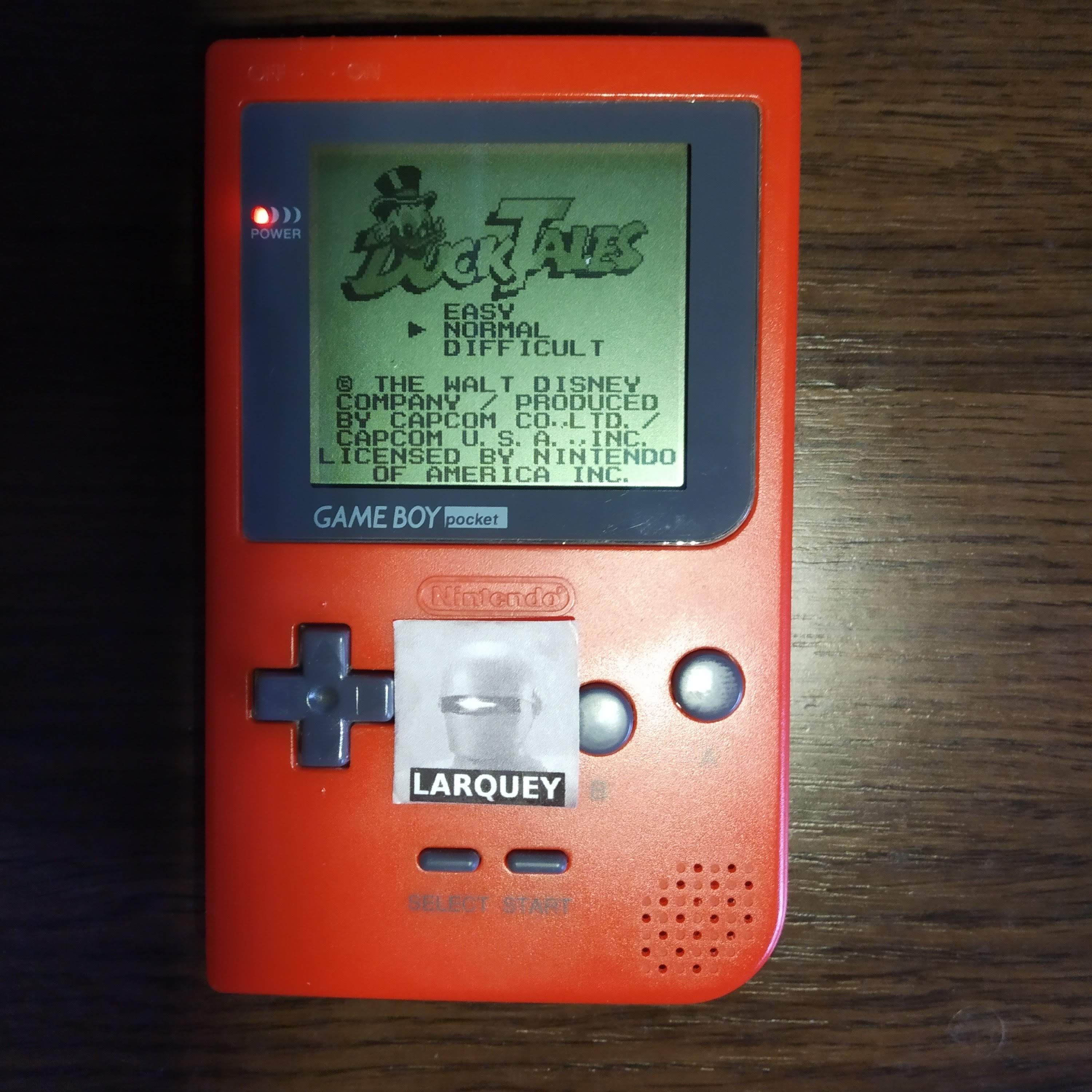 Larquey: Duck Tales [Normal] (Game Boy) 186,000 points on 2020-05-24 06:50:05