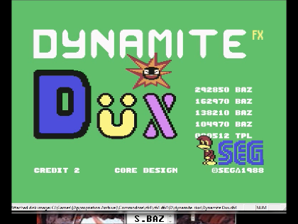 Dynamite Dux 292,850 points