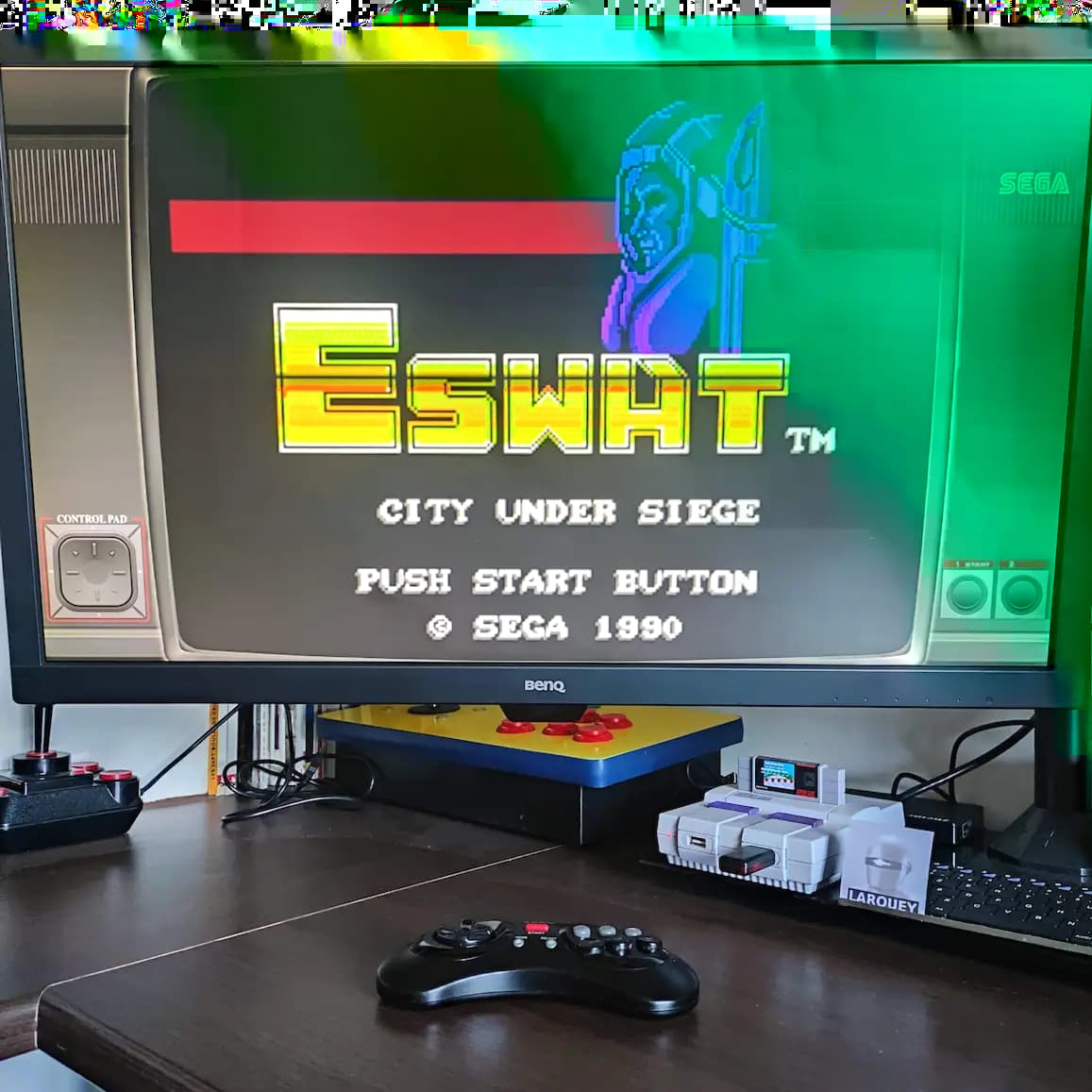 Larquey: E-Swat (Sega Master System Emulated) 4,800 points on 2022-08-02 05:10:16