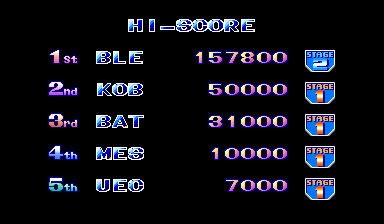 BrutalLevel3: Eco Fighters [ecofghtr] (Arcade Emulated / M.A.M.E.) 157,800 points on 2016-06-30 07:32:41