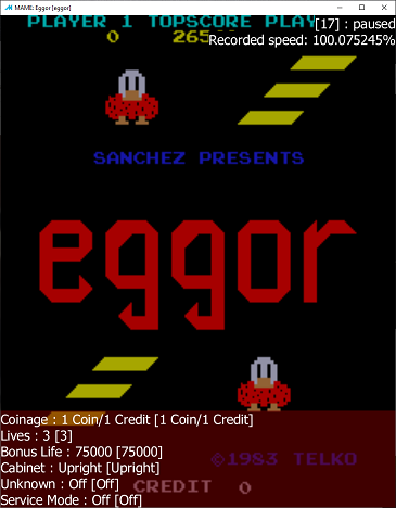 evan04: Eggor [eggor] (Arcade Emulated / M.A.M.E.) 1,064,650 points on 2021-09-26 14:23:01
