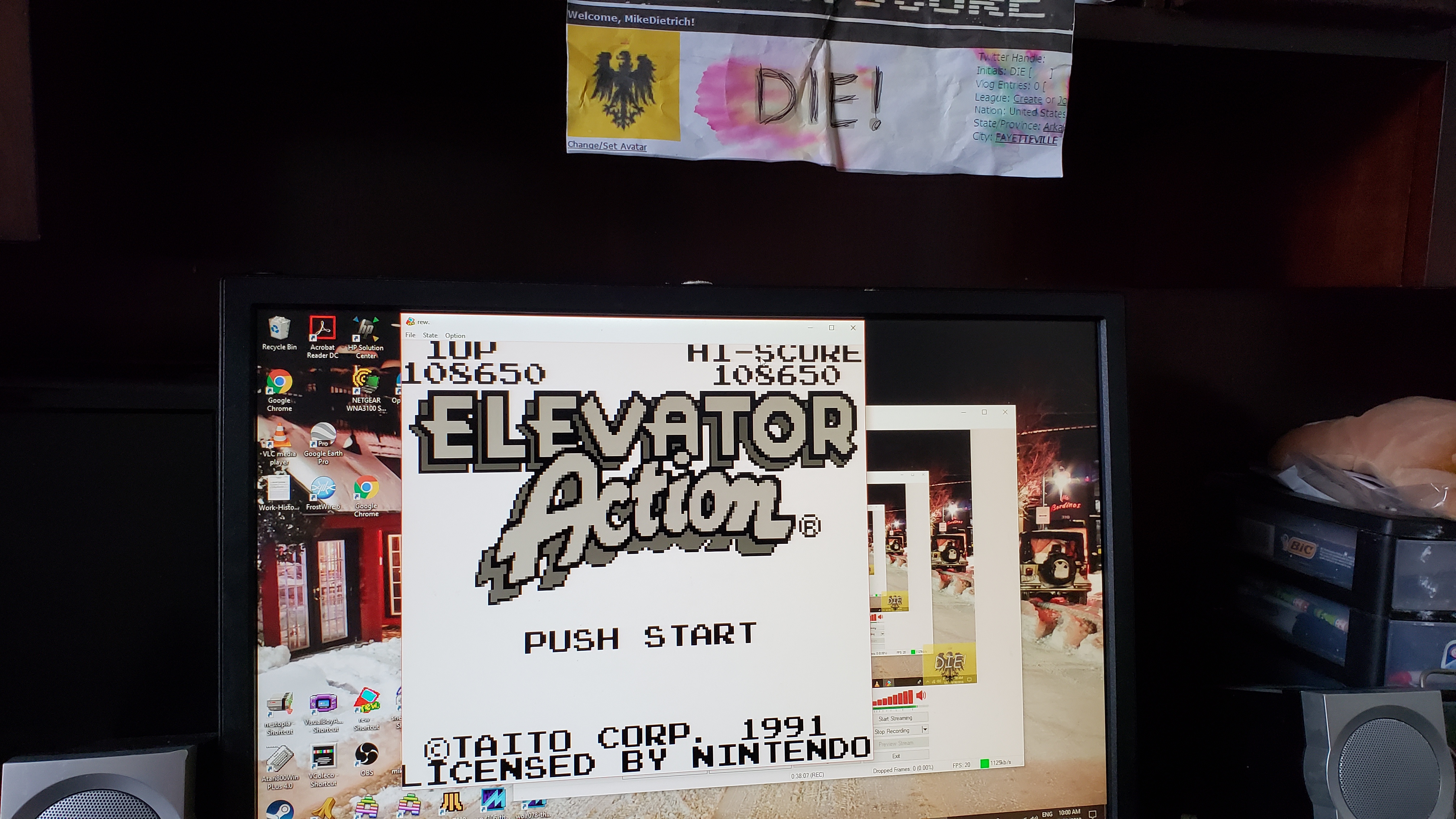 MikeDietrich: Elevator Action (Game Boy Emulated) 108,650 points on 2018-09-30 09:02:53