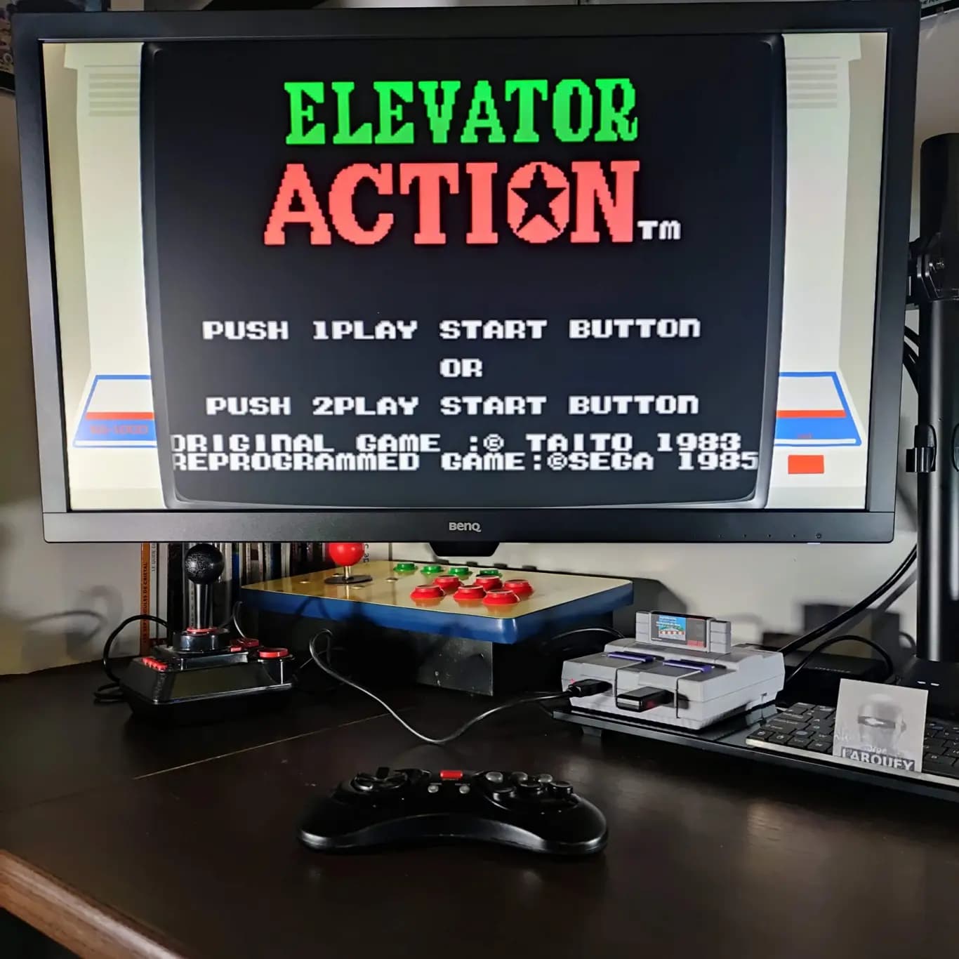 Larquey: Elevator Action (Sega SG-1000 Emulated) 8,050 points on 2022-08-30 11:21:31