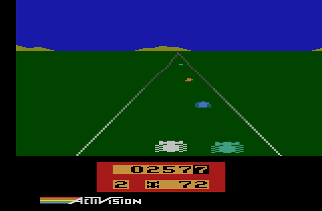 S.BAZ: Enduro						 	 (Atari 2600 Emulated Novice/B Mode) 257 points on 2016-11-05 18:08:31