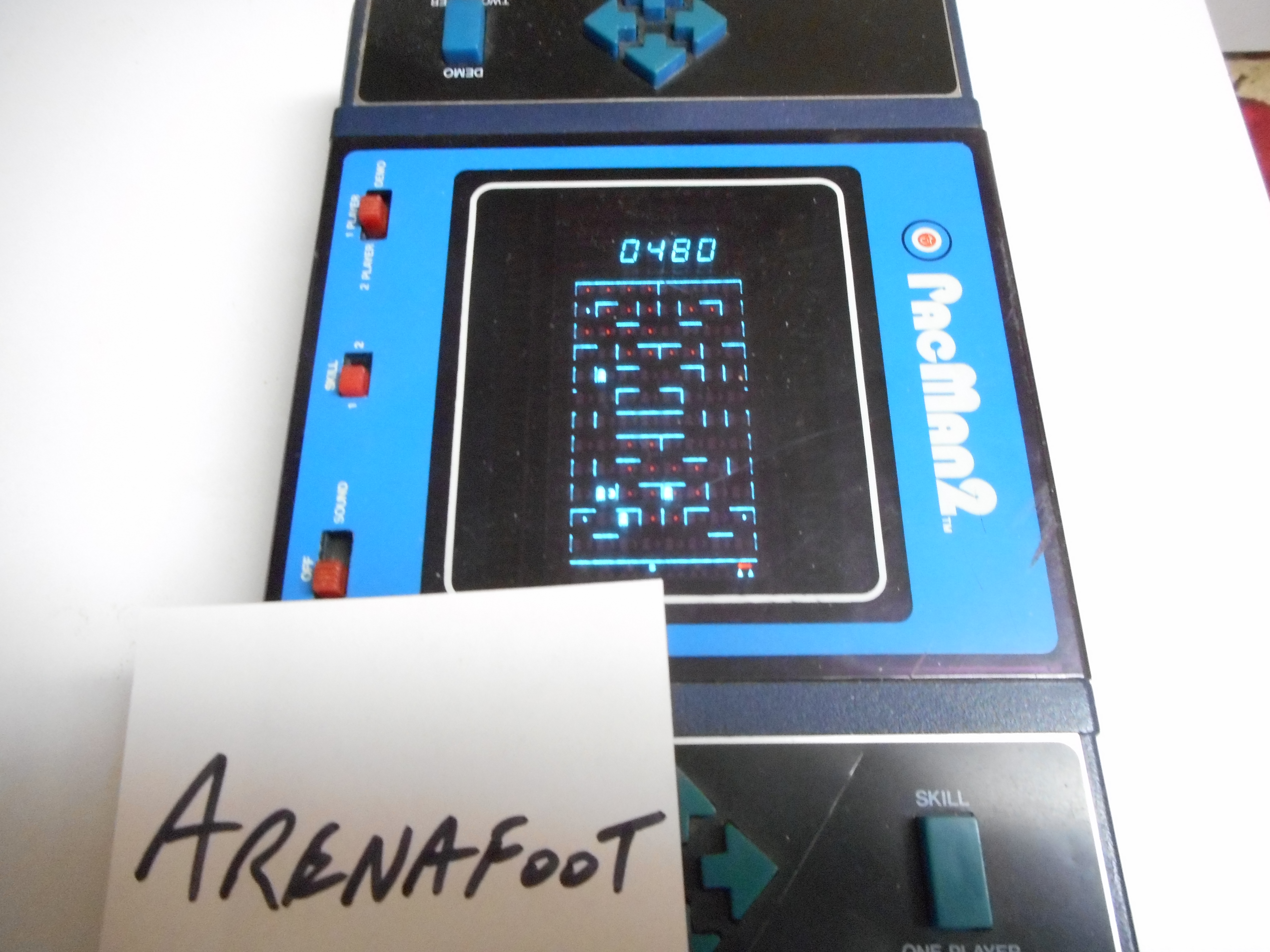 arenafoot: Entex Pac-Man 2 (Dedicated Handheld) 480 points on 2017-10-06 00:36:56