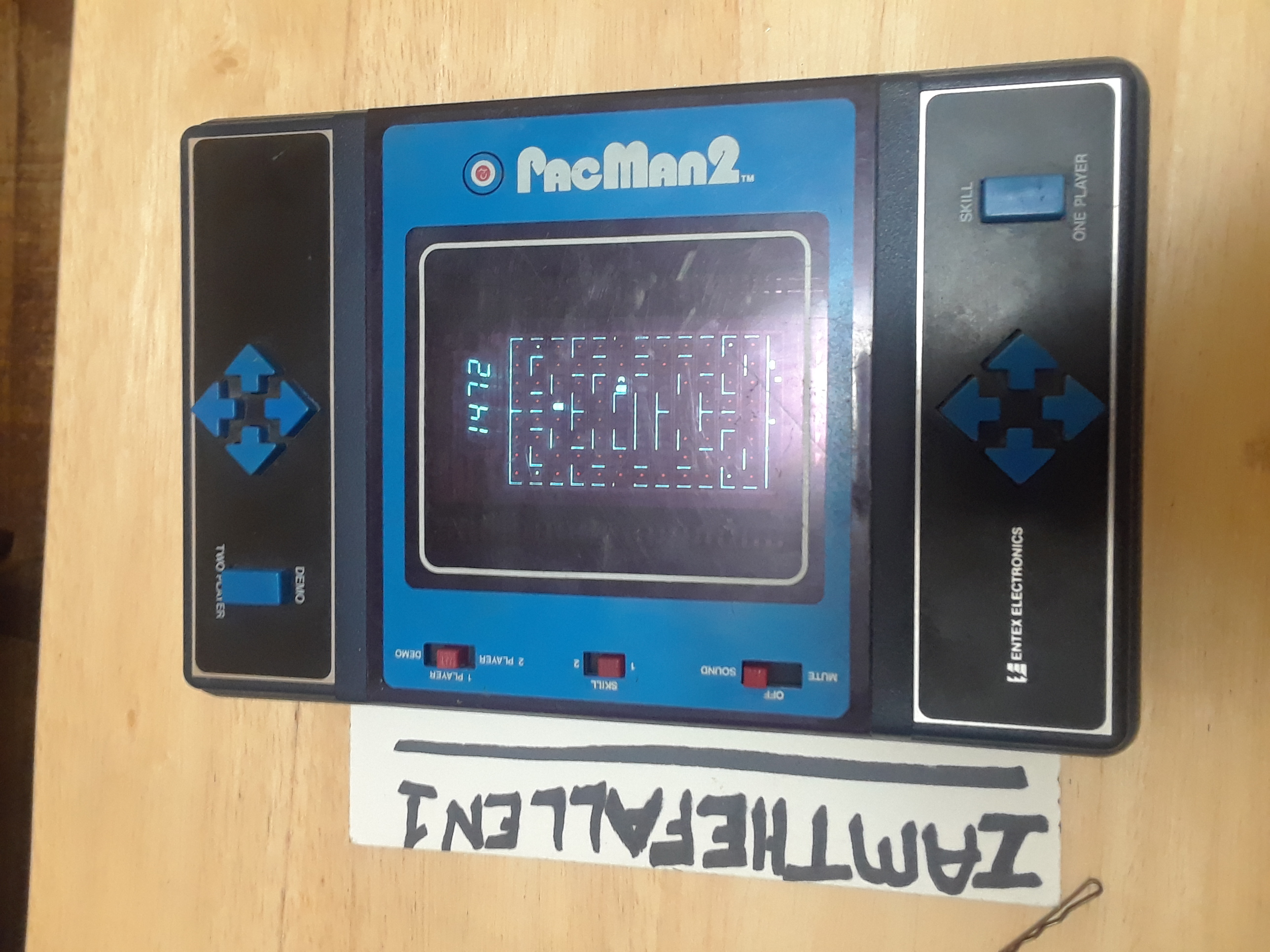 iamthefallen1: Entex Pac-Man 2 (Dedicated Handheld) 1,472 points on 2018-08-19 10:15:20