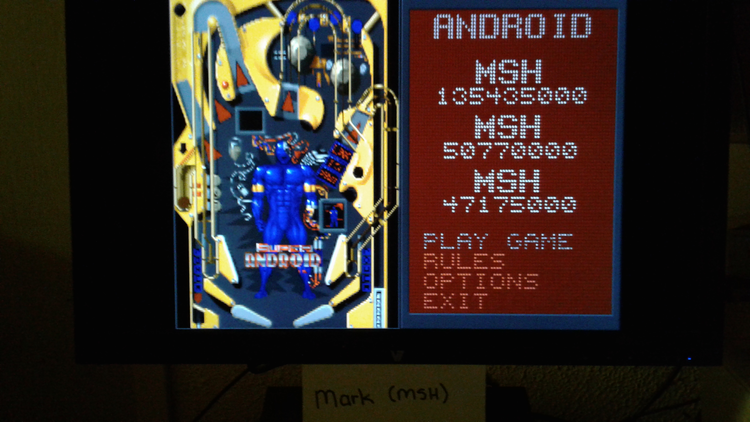Mark: Epic Pinball: Android (PC Emulated / DOSBox) 135,435,000 points on 2019-05-11 22:47:13