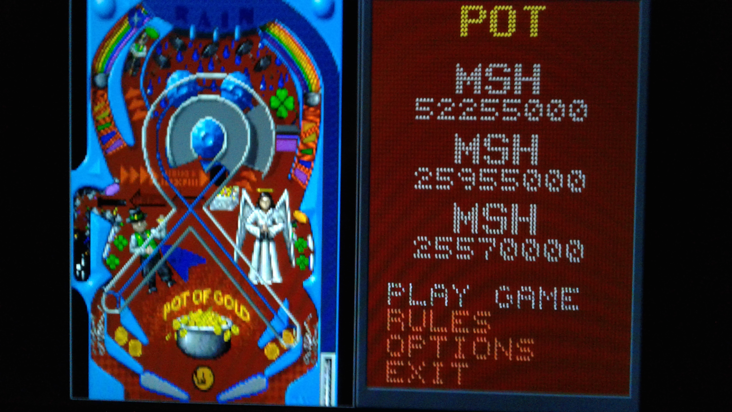 Mark: Epic Pinball: Pot of Gold (PC Emulated / DOSBox) 52,255,000 points on 2019-05-11 22:55:28