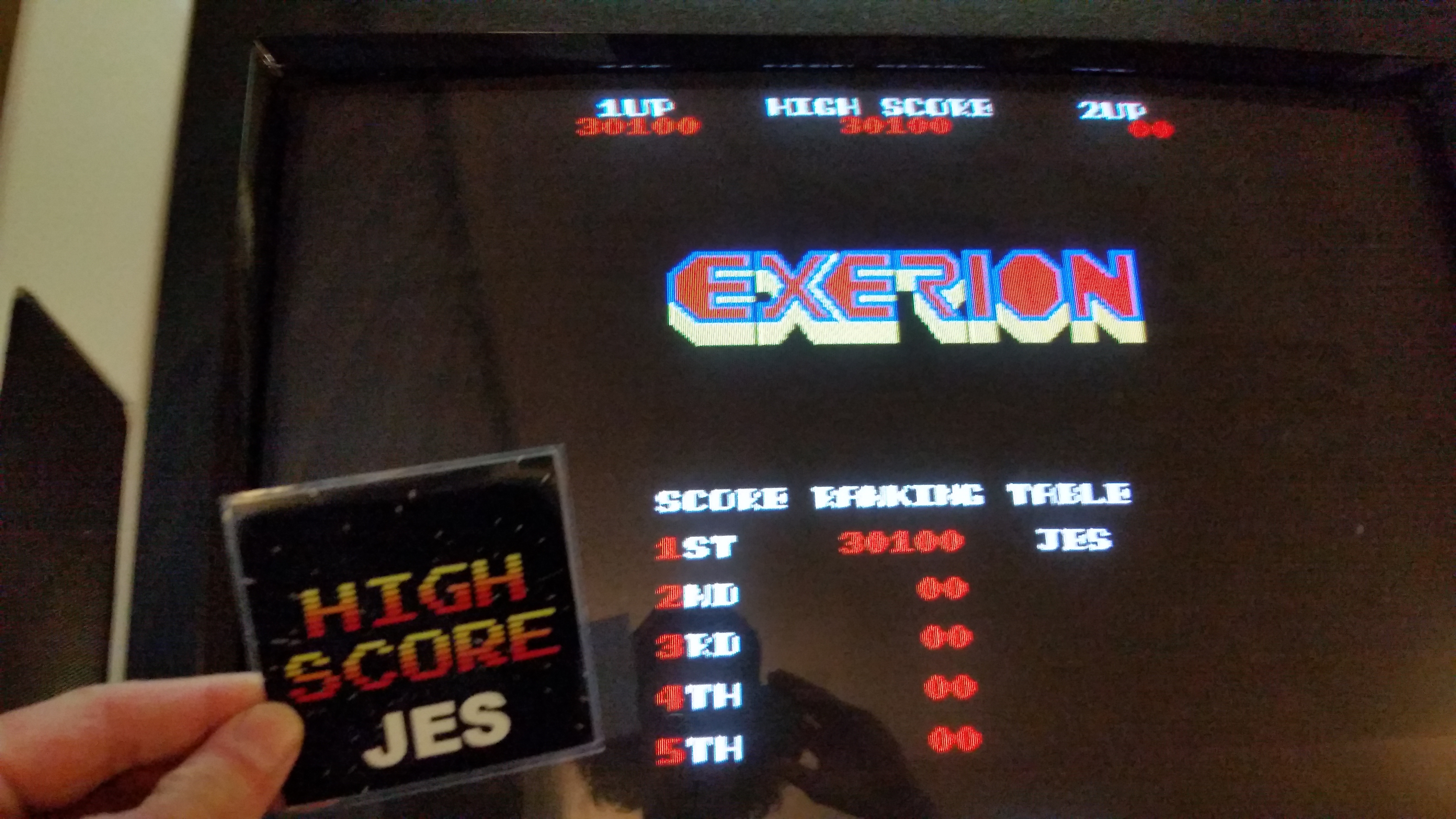 JES: Exerion (Arcade Emulated / M.A.M.E.) 30,100 points on 2016-12-17 20:37:28
