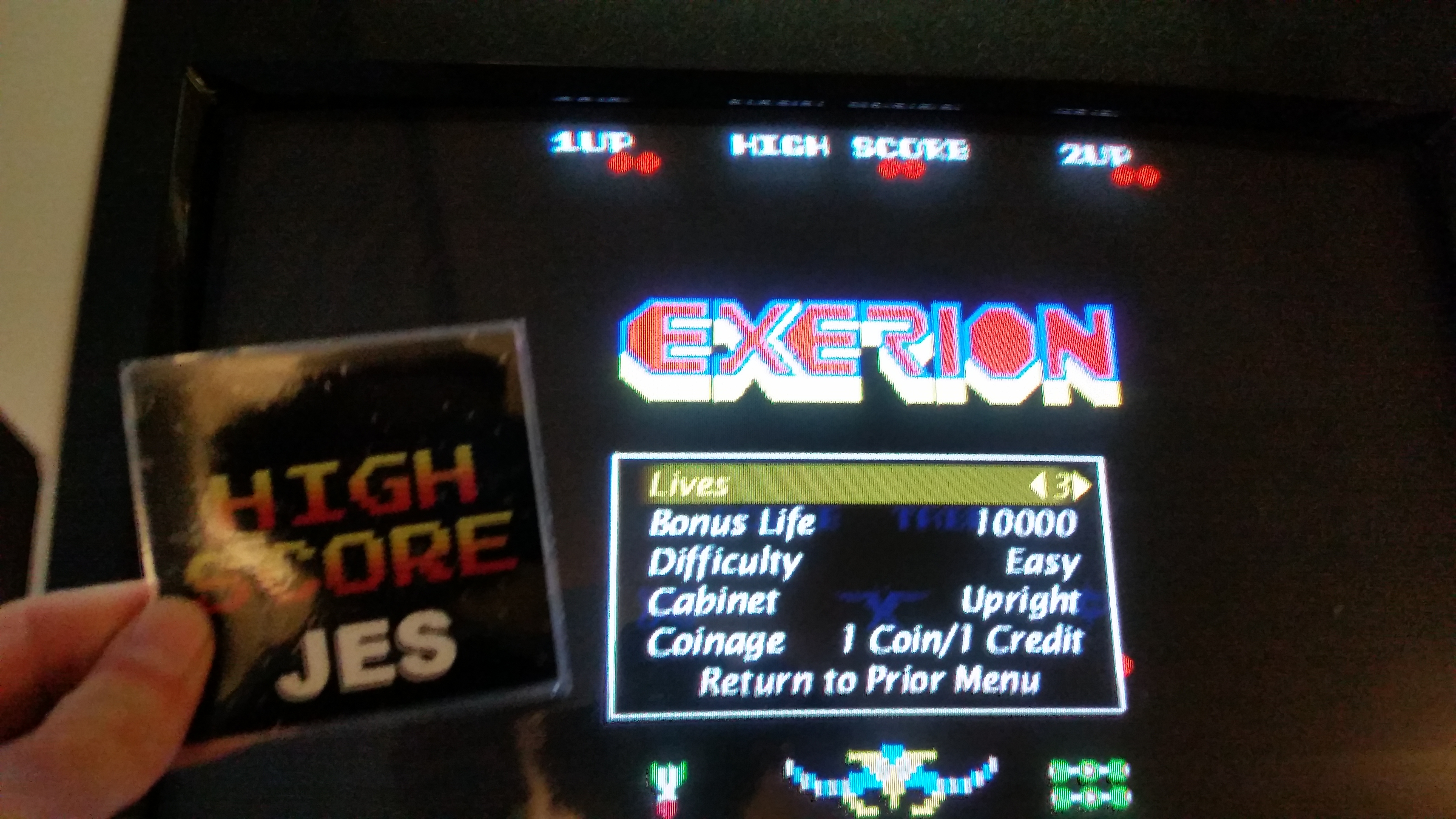 JES: Exerion (Arcade Emulated / M.A.M.E.) 30,100 points on 2016-12-17 20:37:28