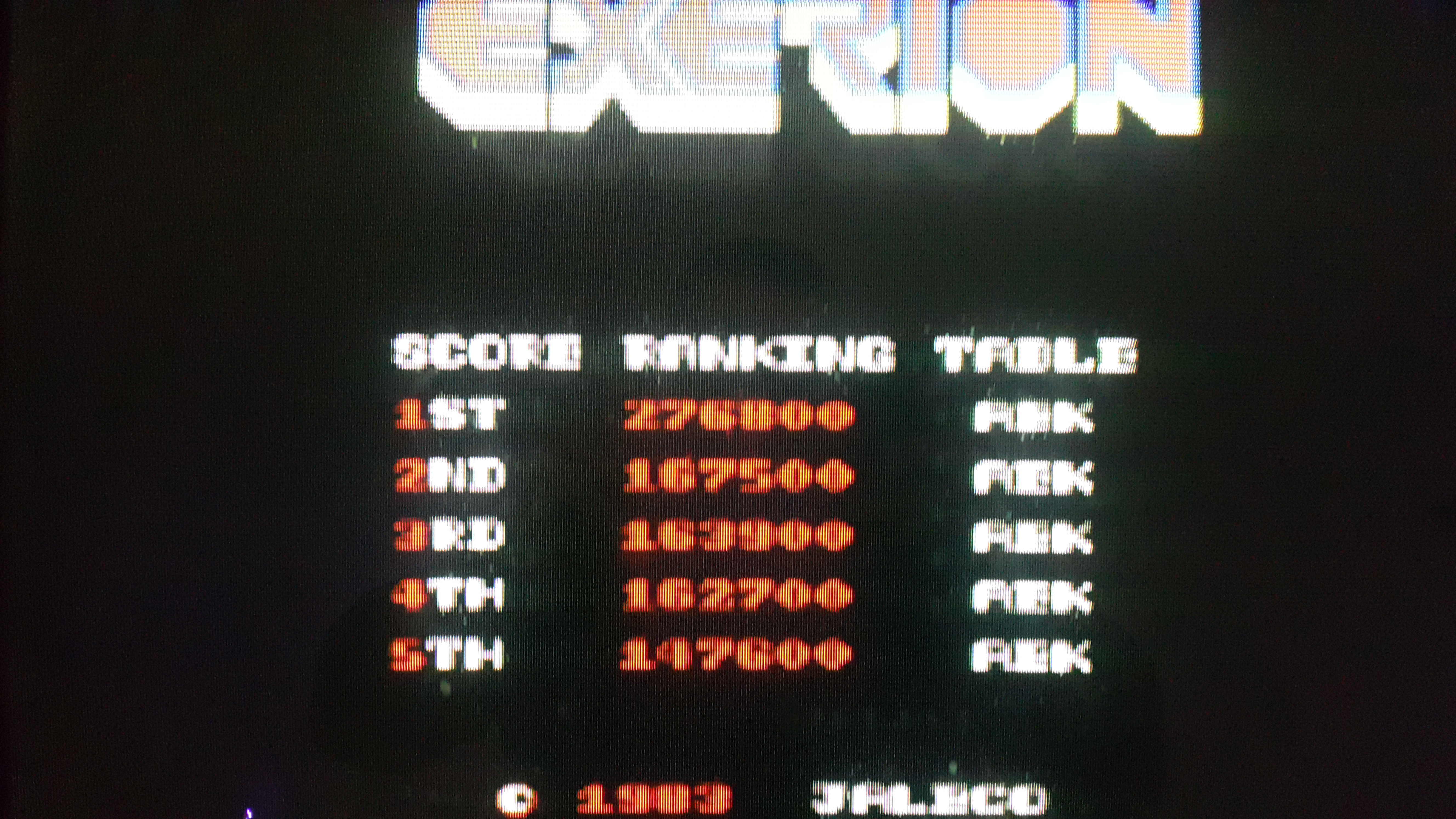 Exerion 276,800 points