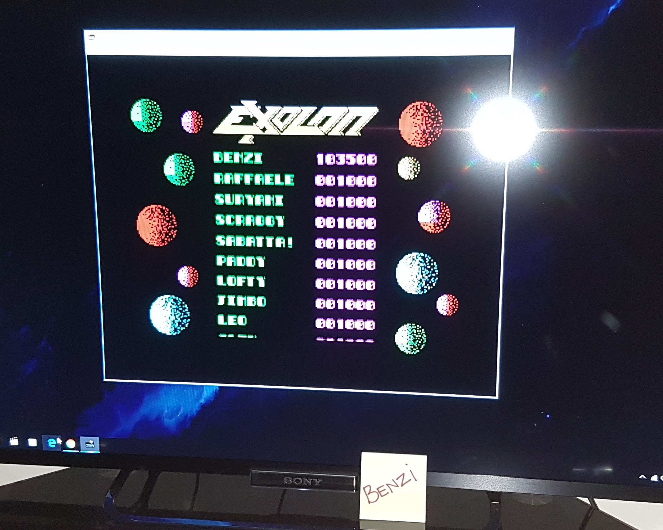 Benzi: Exolon (ZX Spectrum Emulated) 103,500 points on 2016-11-03 13:39:38