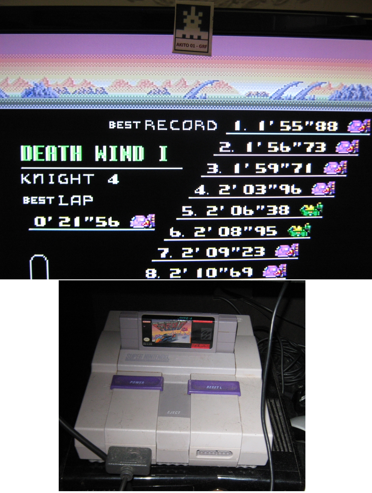 Akito01: F-Zero: Death Wind I [Beginner] (SNES/Super Famicom) 0:01:55.88 points on 2015-07-18 22:00:27