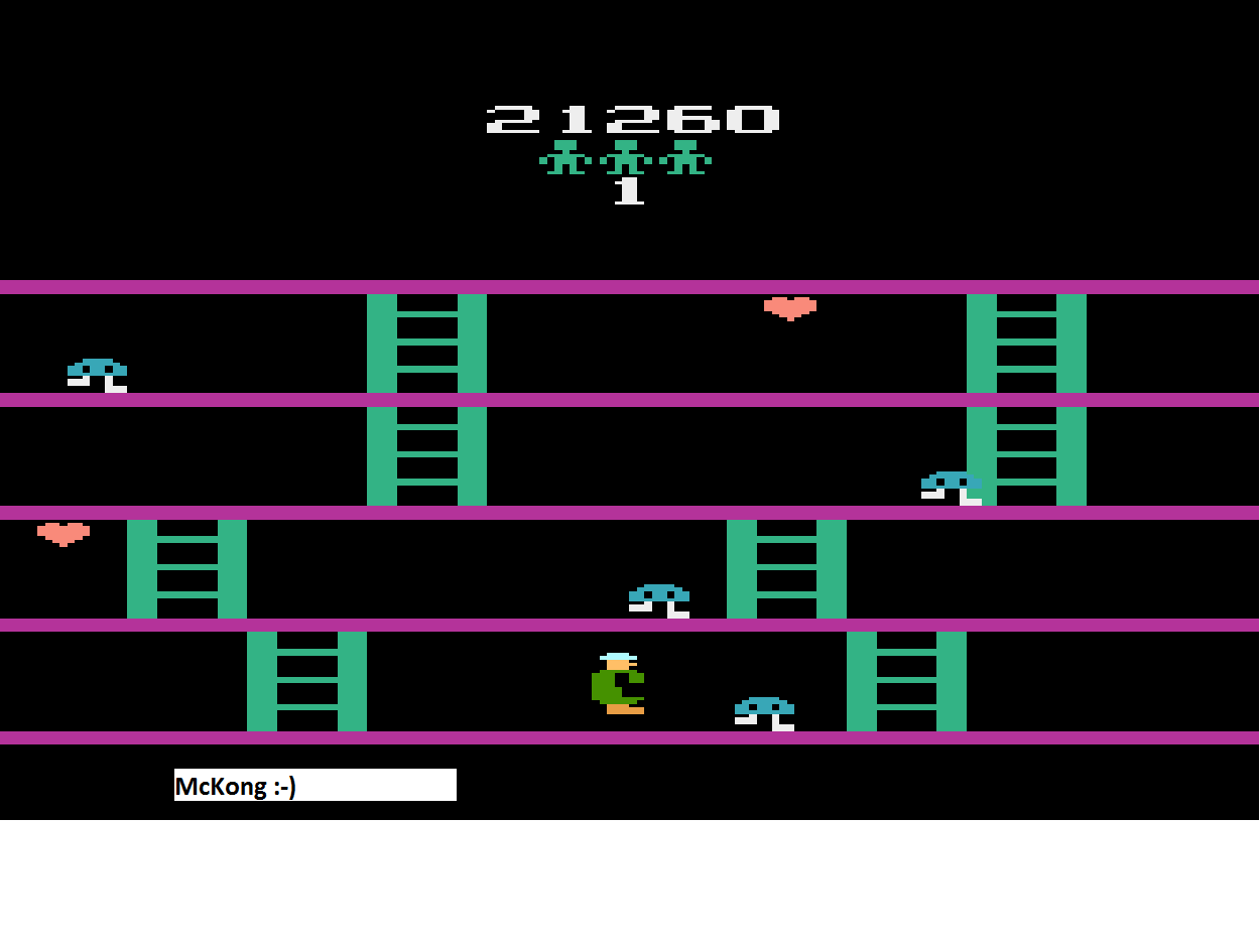 McKong: Fast Eddie (Atari 400/800/XL/XE Emulated) 21,260 points on 2015-10-01 00:54:03
