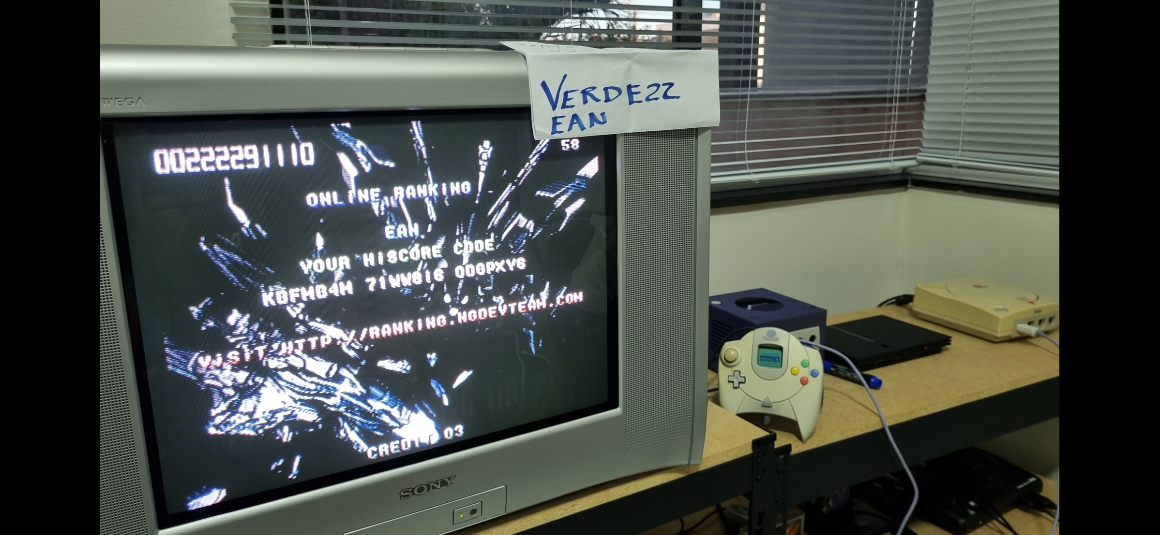 Verde22: Fast Striker: Novice Mode (Dreamcast) 222,291,110 points on 2022-06-12 13:51:25