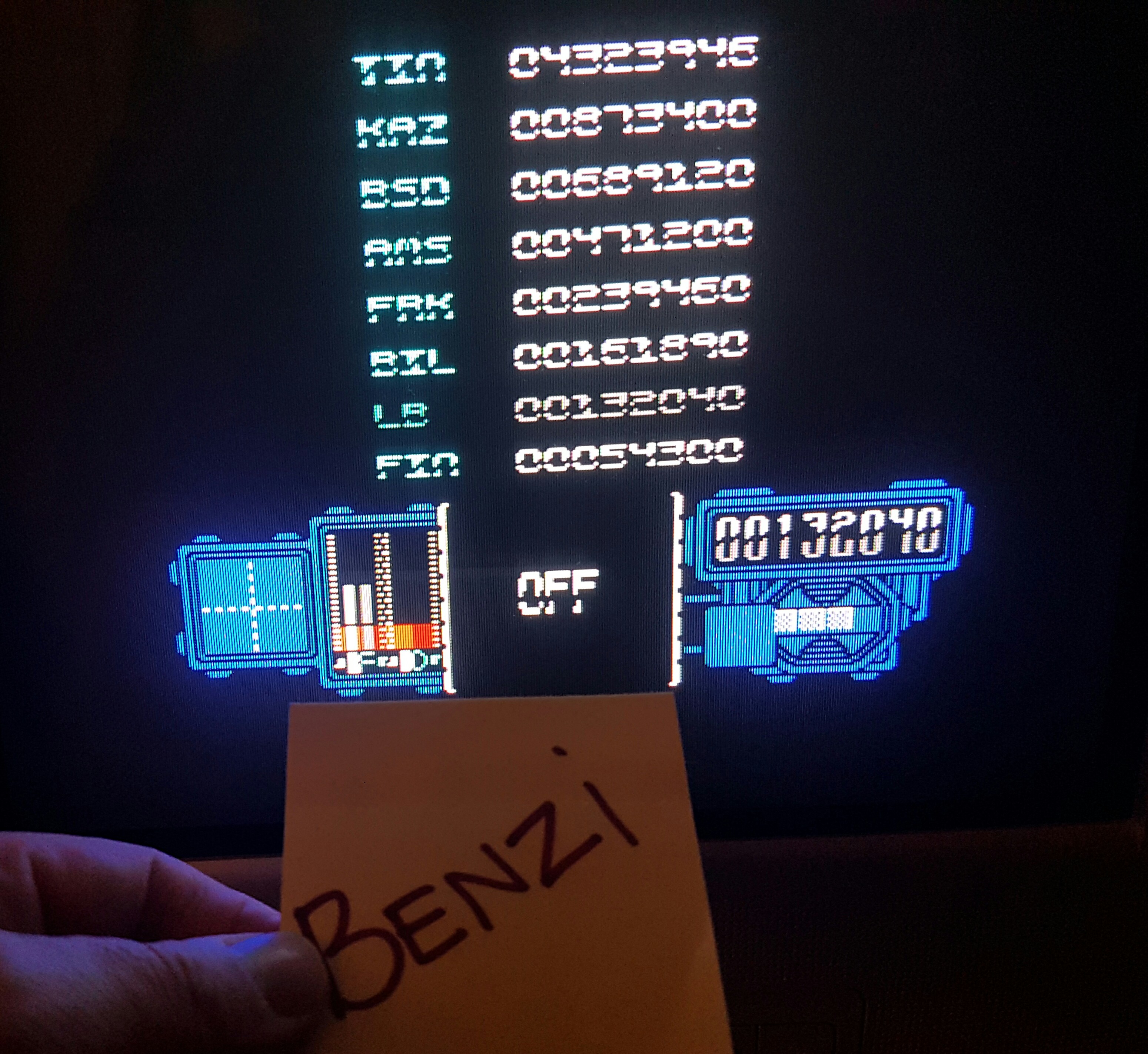 Benzi: Firefly (ZX Spectrum) 132,040 points on 2017-02-09 10:41:50