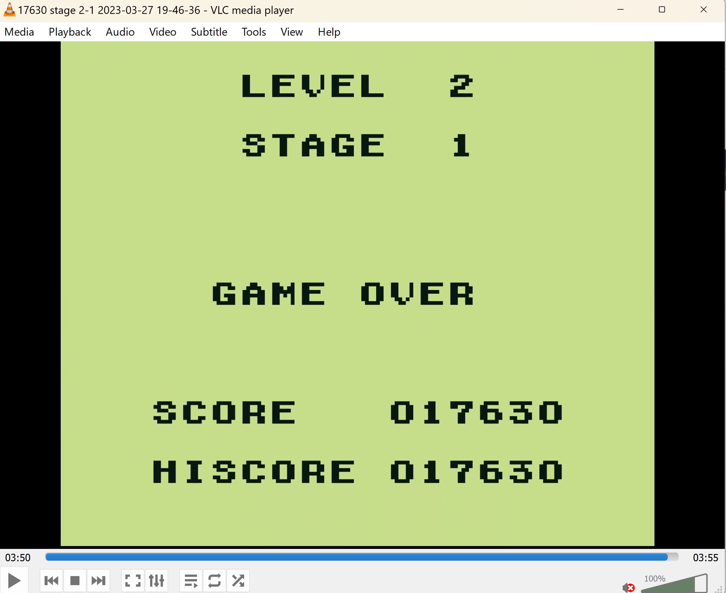 LuigiRuffolo: Fish Dude (Game Boy Emulated) 17,630 points on 2023-03-27 14:46:43