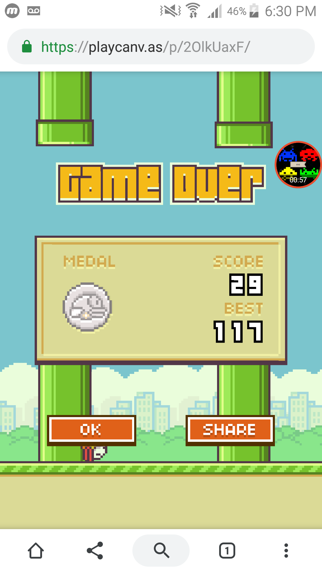 flappy bird highest score 9999