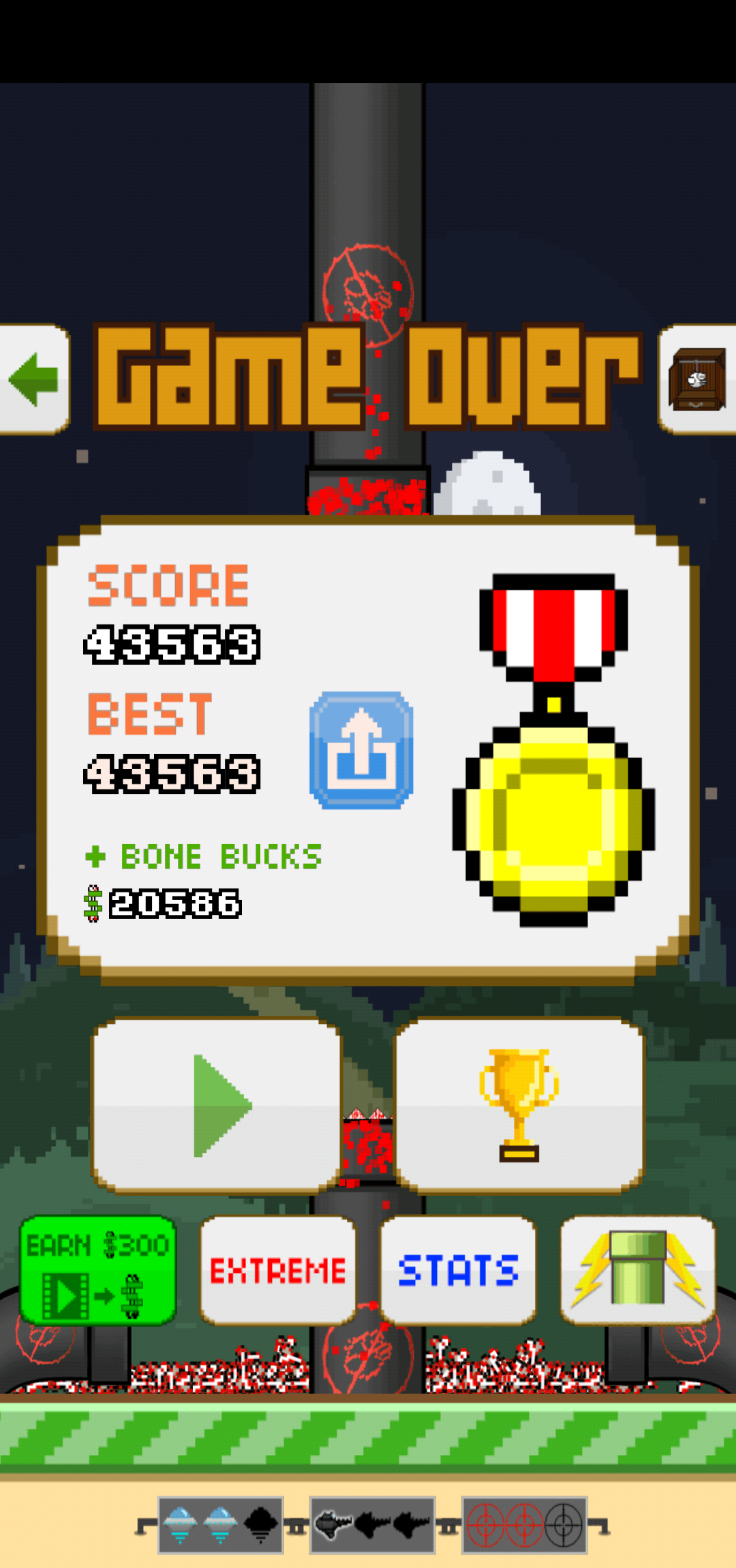 Flappy Crush 43,563 points