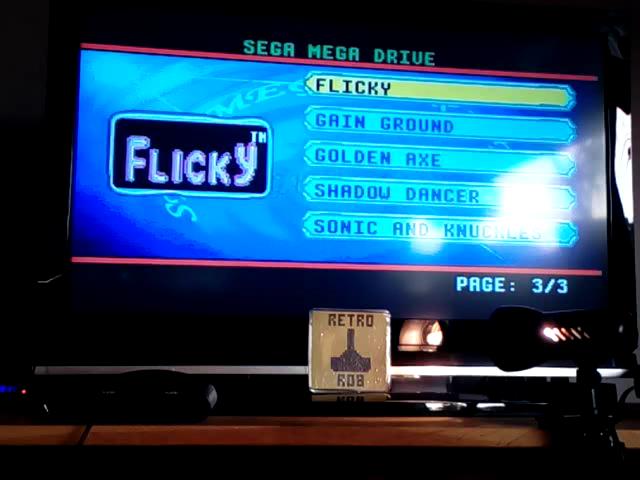 RetroRob: Flicky (Sega Genesis / MegaDrive Emulated) 24,690 points on 2020-03-06 10:03:32