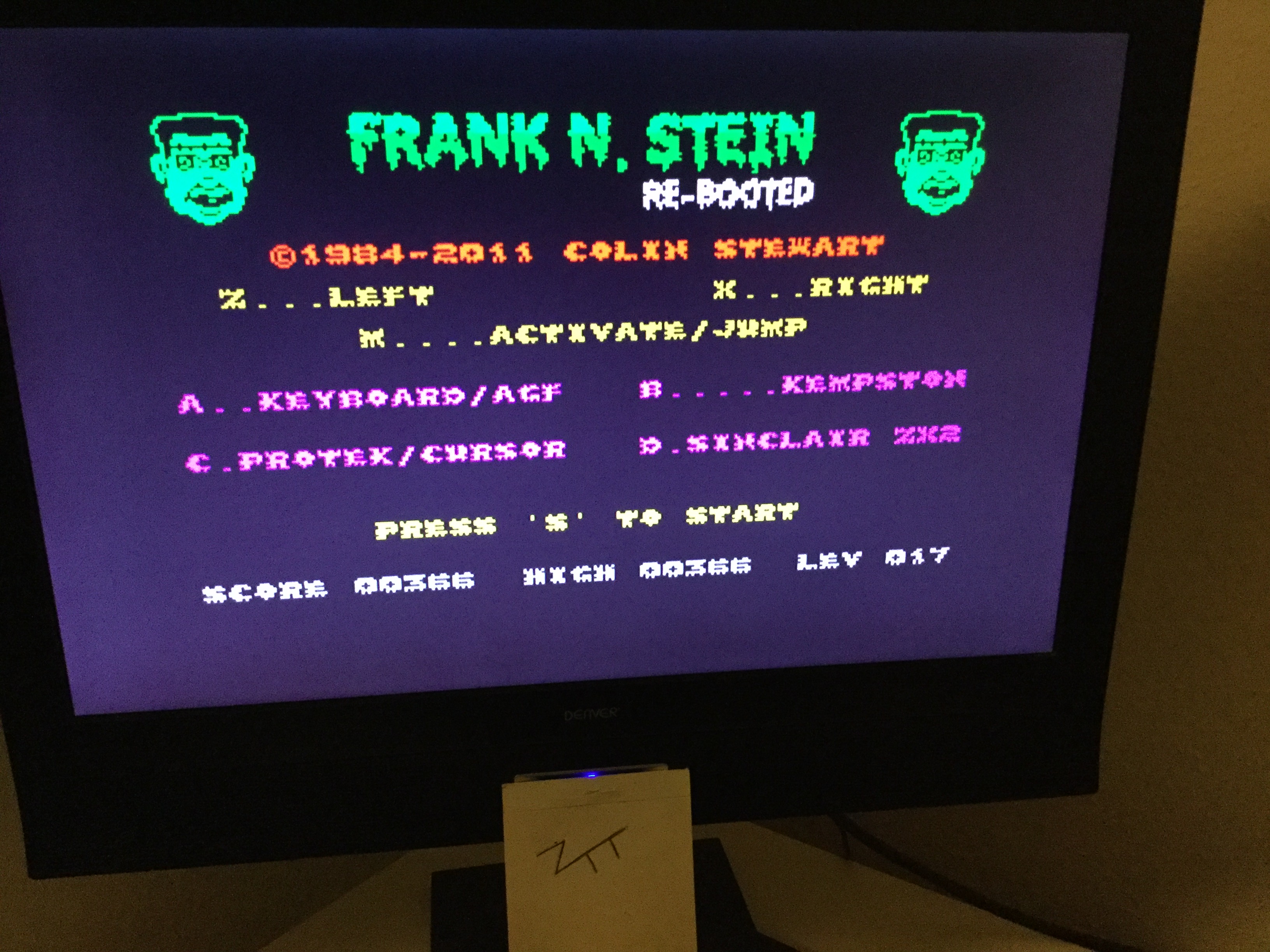 Frankie: Frank N Stein Re-booted (ZX Spectrum) 366 points on 2019-11-17 16:21:23