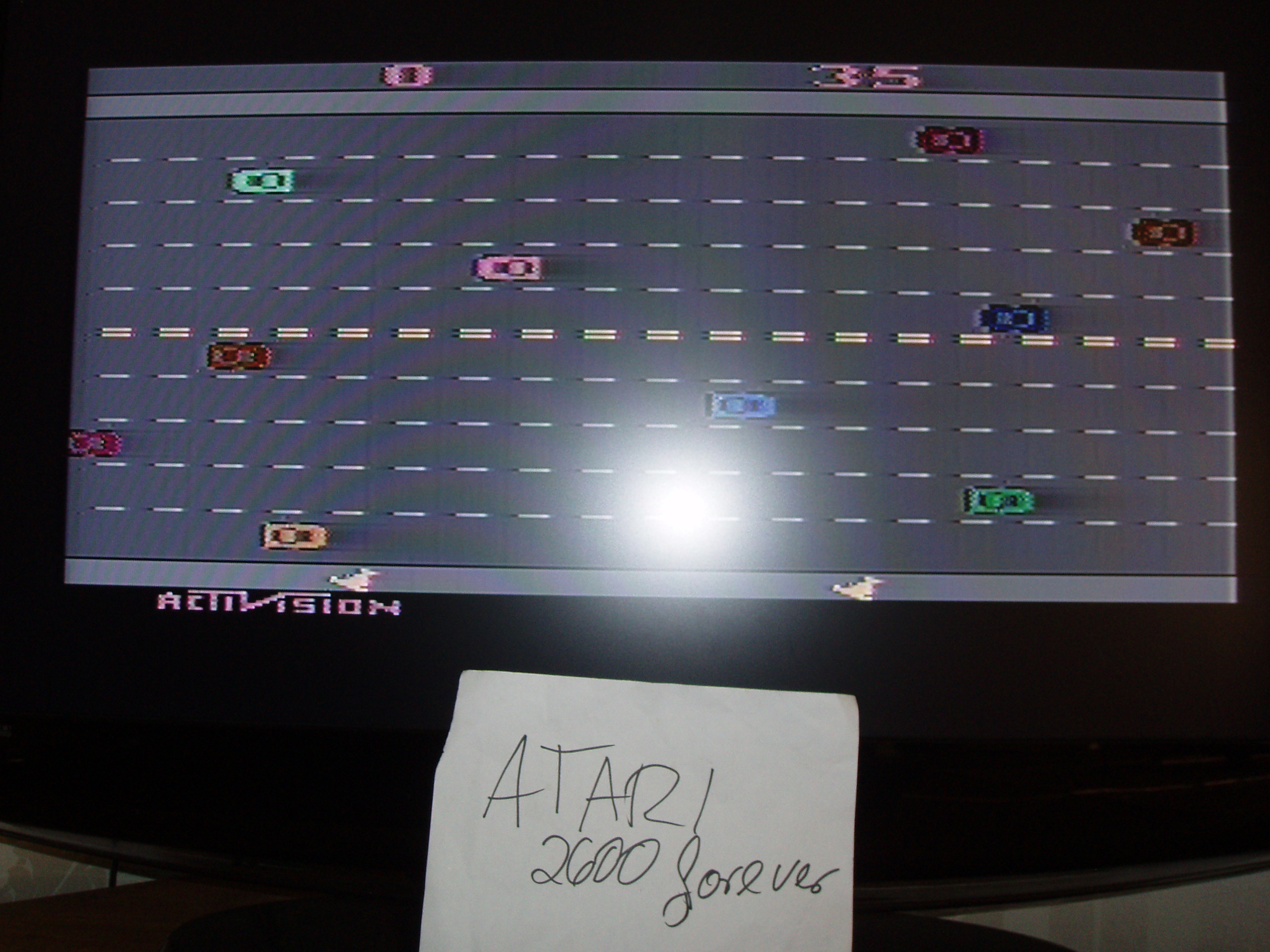 atari2600forever: Freeway: Game 1 (Atari 2600 Novice/B) 35 points on 2018-05-15 04:05:37