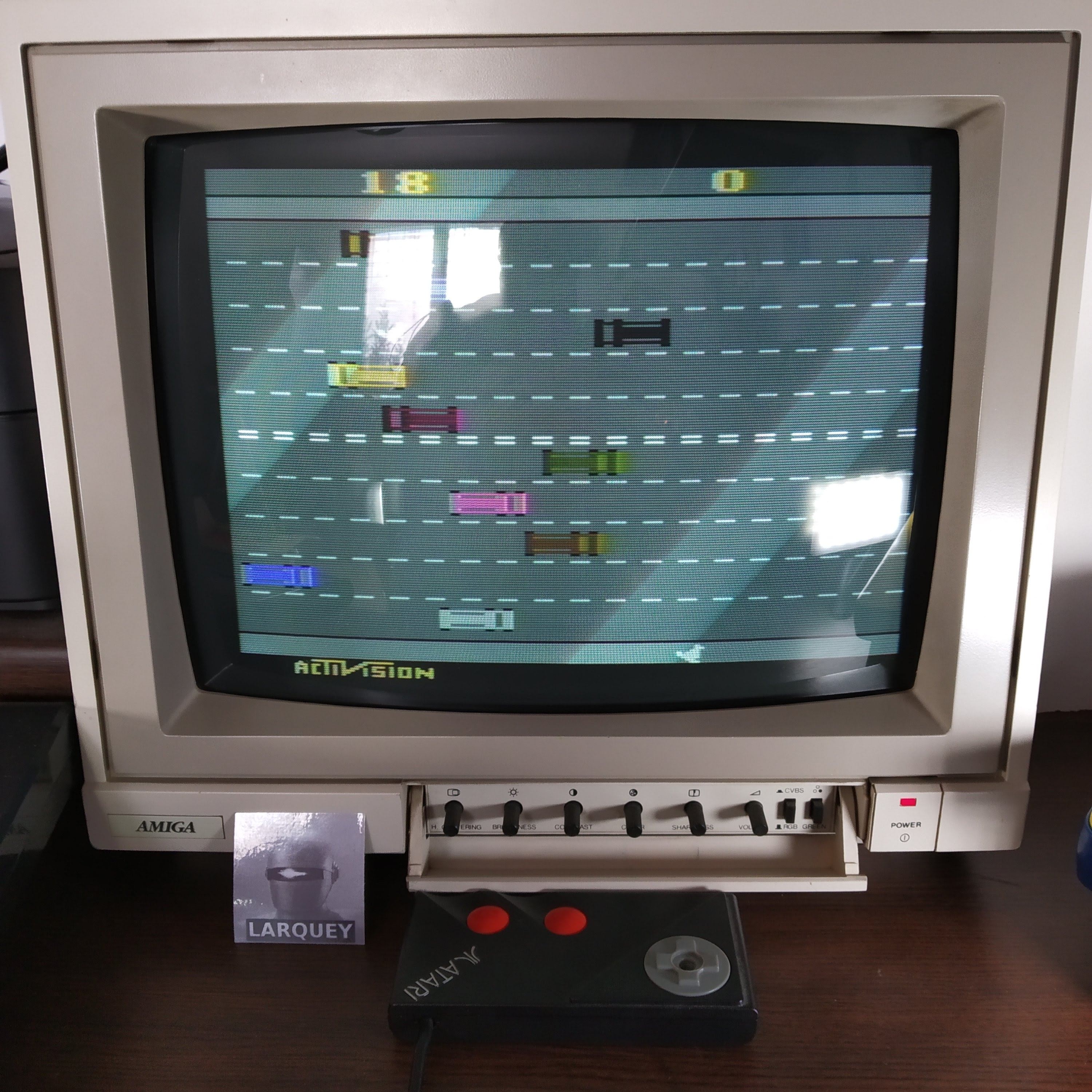 Larquey: Freeway: Game 8 (Atari 2600 Novice/B) 18 points on 2020-06-11 09:20:27