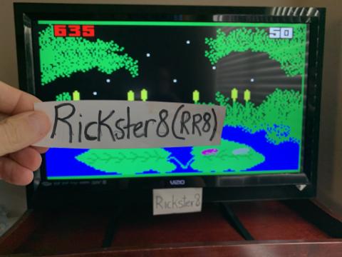 Rickster8: Frog Bog [Dir. & Tongue] (Intellivision Emulated) 635 points on 2020-11-05 11:54:29