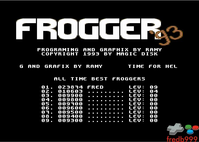 fredb999: Frogger 