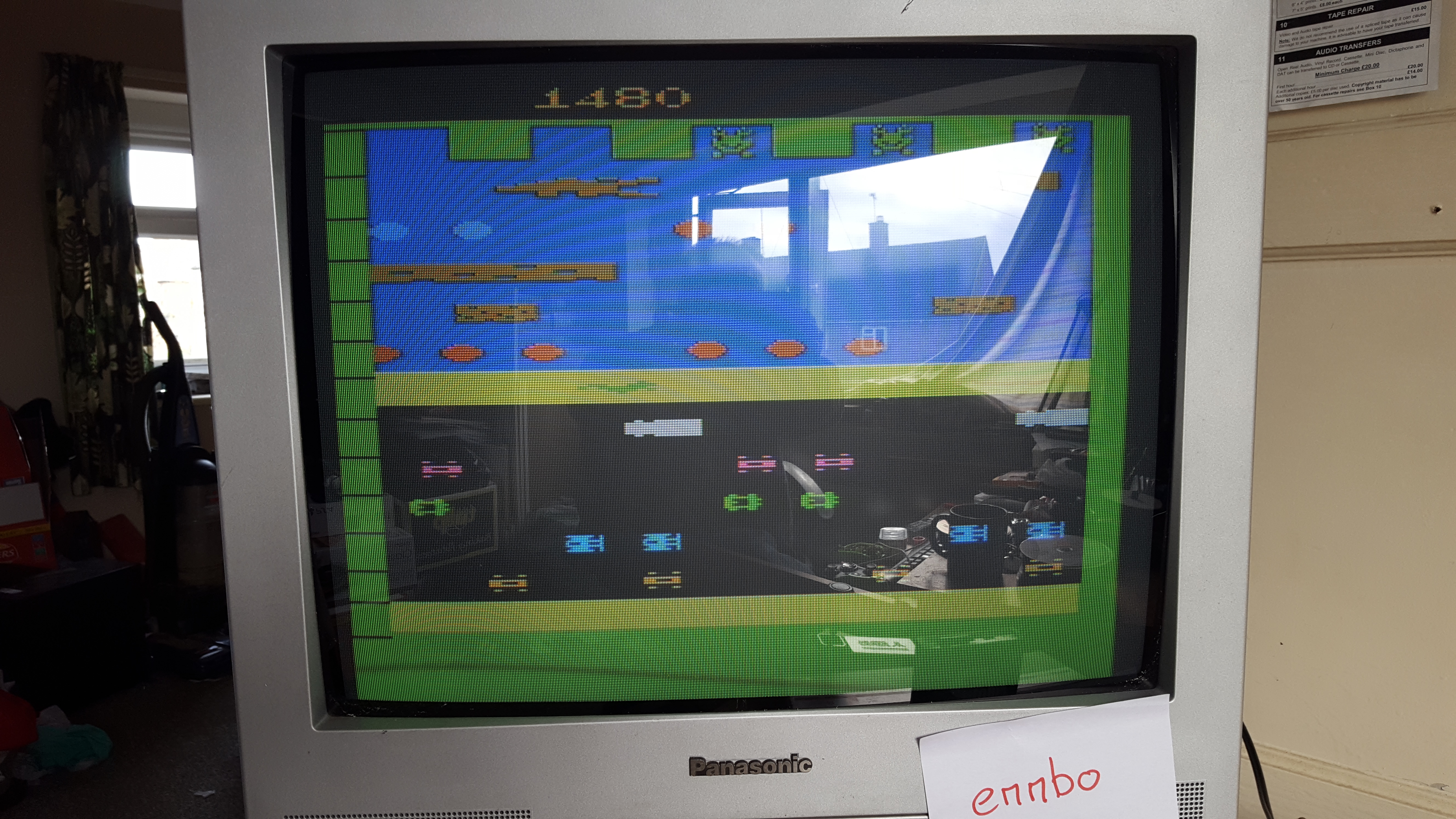 emmbo: Frogger (Atari 2600 Novice/B) 1,480 points on 2016-04-12 03:04:38