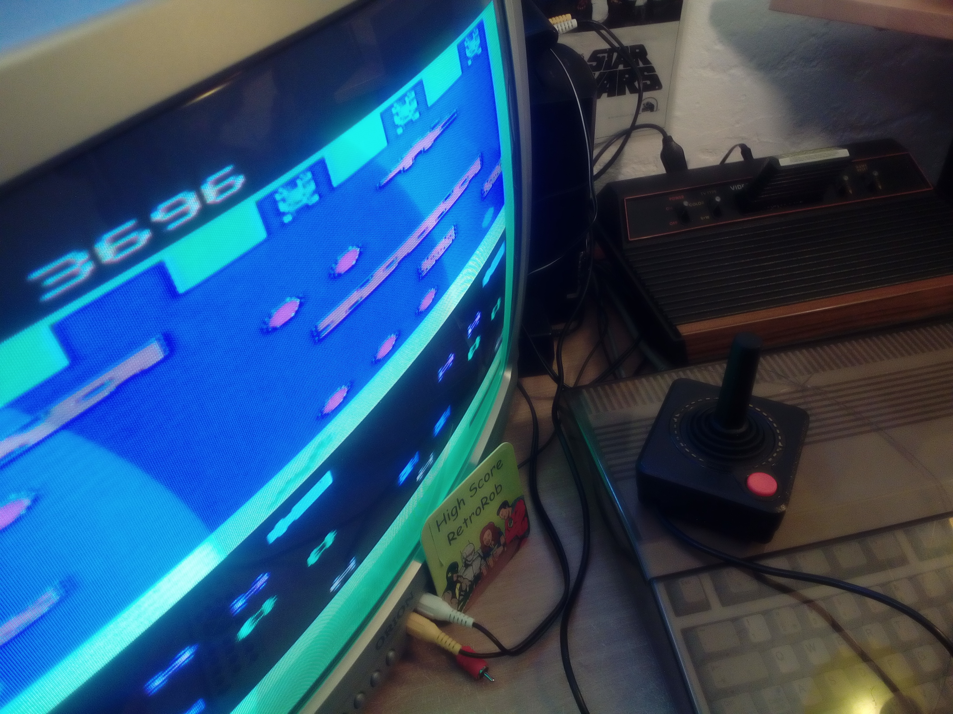 RetroRob: Frogger (Atari 2600 Novice/B) 3,696 points on 2018-06-24 09:50:27