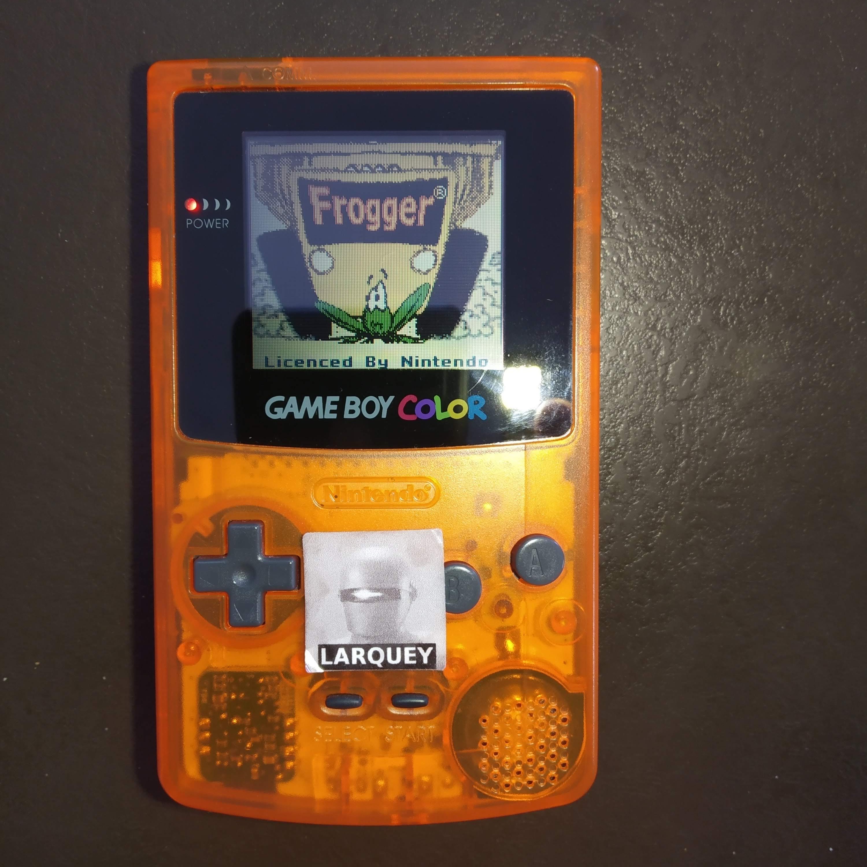 Larquey: Frogger (Game Boy Color) 10,980 points on 2020-07-31 02:02:14